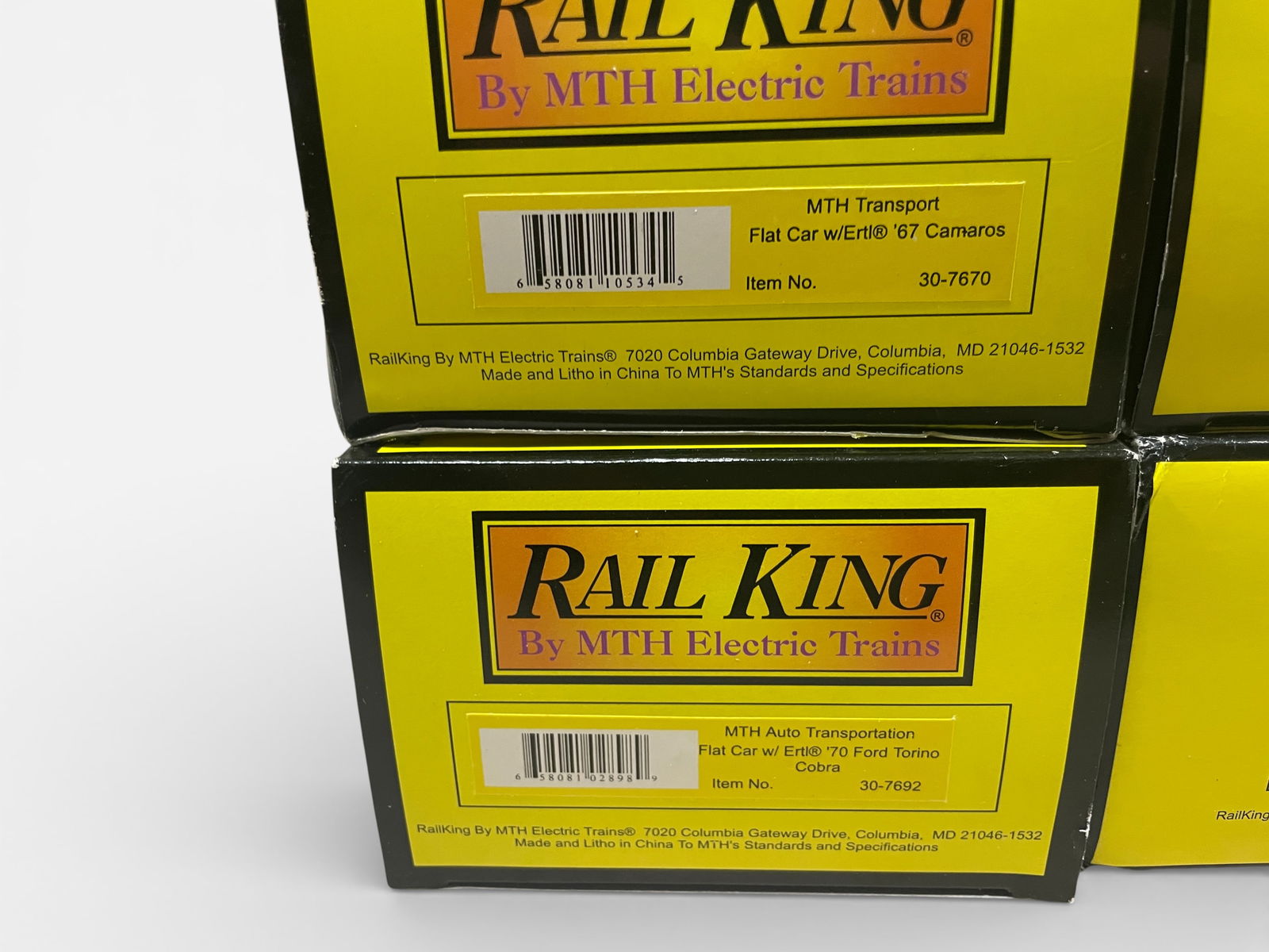 7 MTH RailKing Auto-Loaders - 2