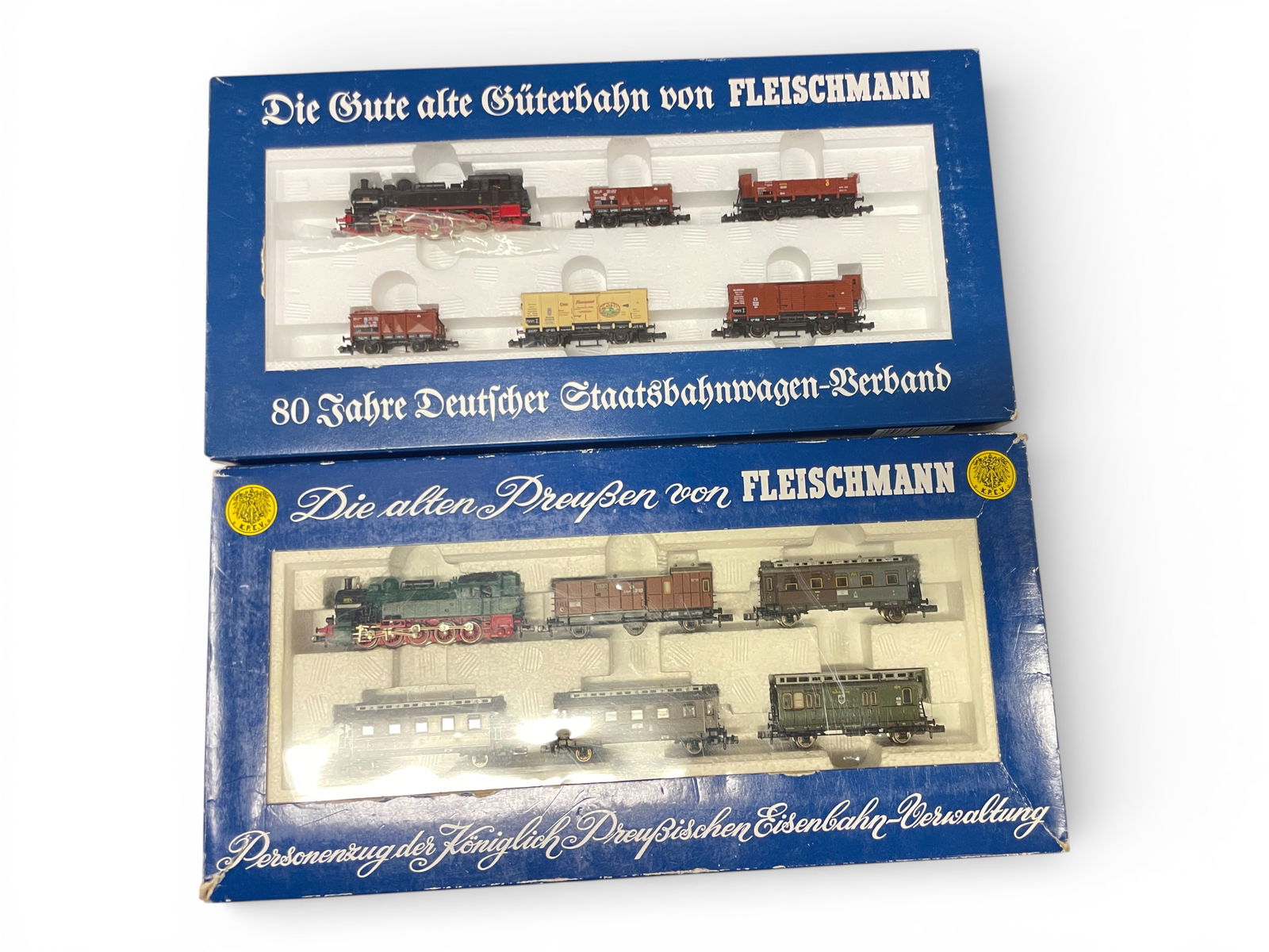 2 Fleischmann Piccalo Prussian Train Sets (1 of 3)