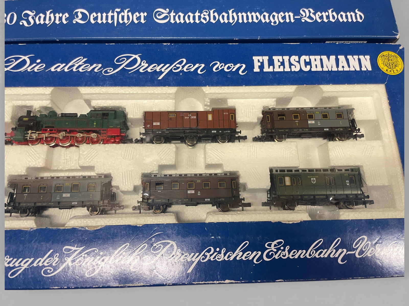 2 Fleischmann Piccalo Prussian Train Sets - 2