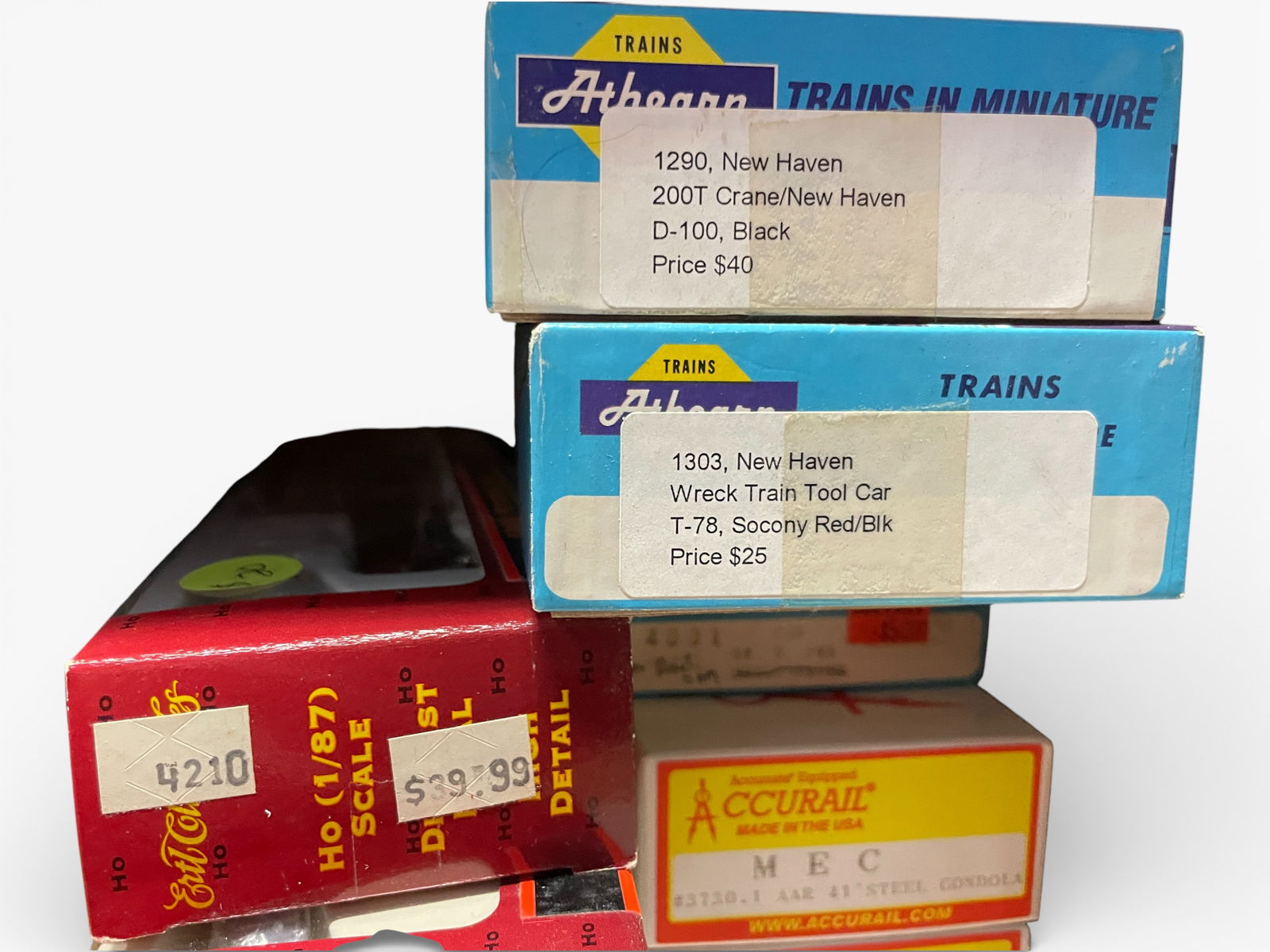 36pc Assorted HO Trains Group - 7