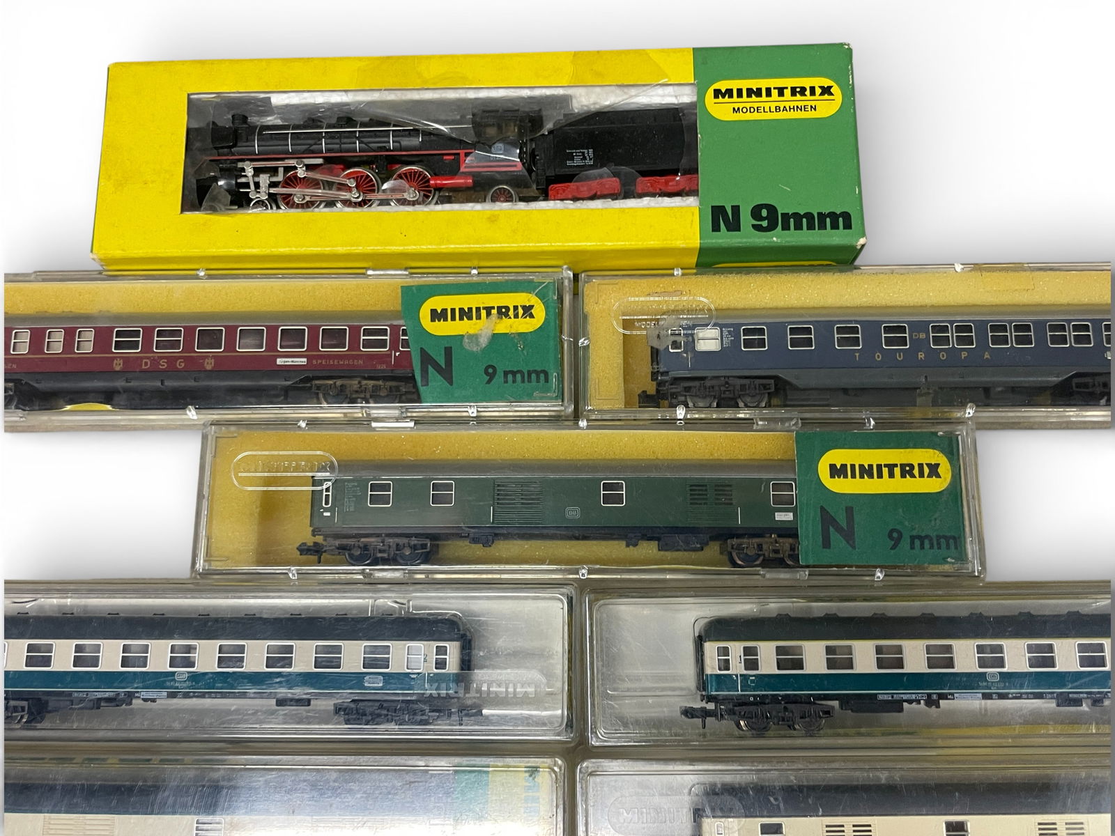 9pc MiniTrix Trains Group - 3