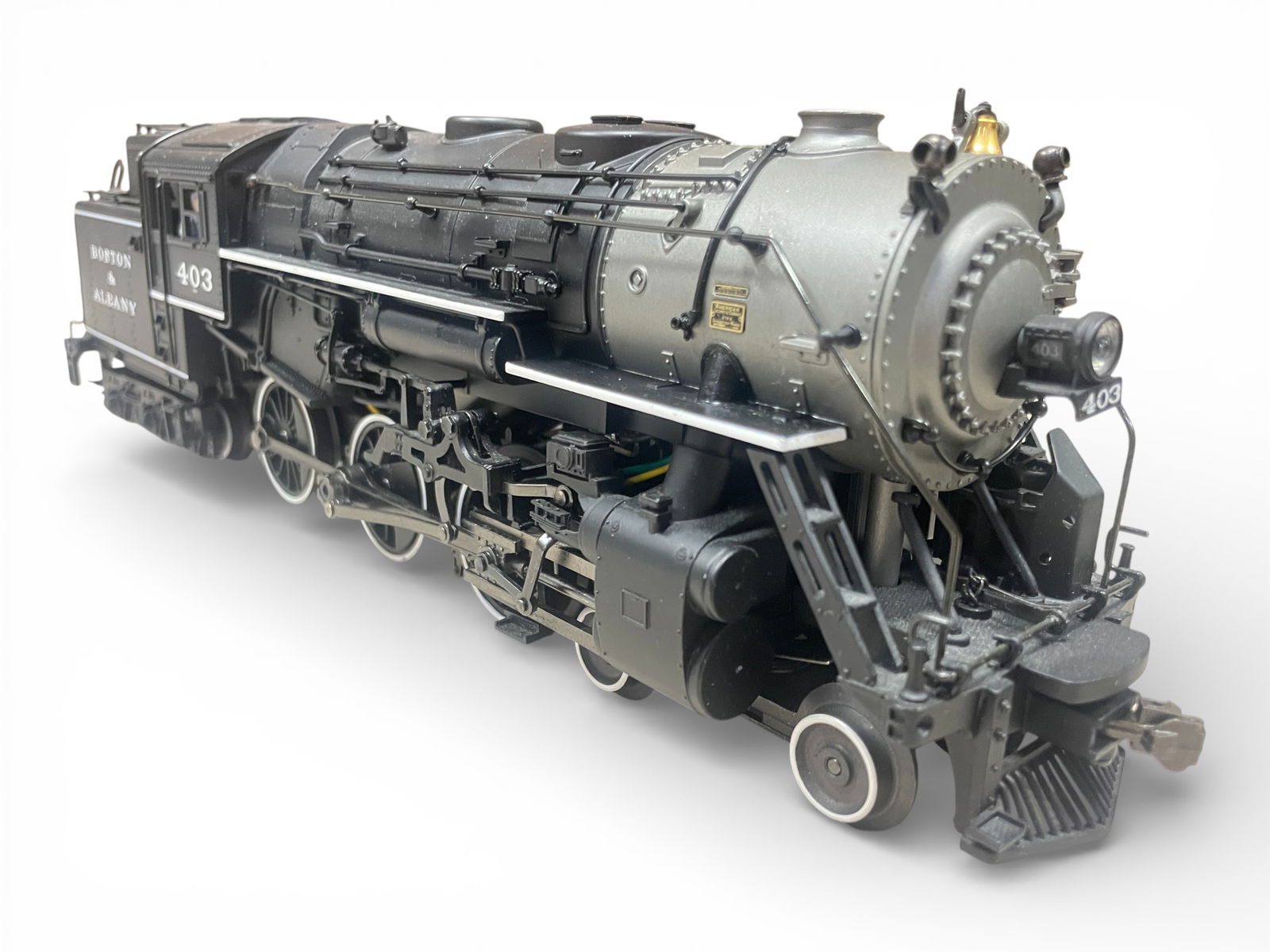 K-LINE K3419-0227CC B&A 4-6-6t: Nice scale Tank loco equipped with TMCC, smoke, light & back-up light, Lionel RailSounds & more. It shows light use, light shelf dust.? From The Estate Collection of Joel Cane Shipping: Weiss Auctions