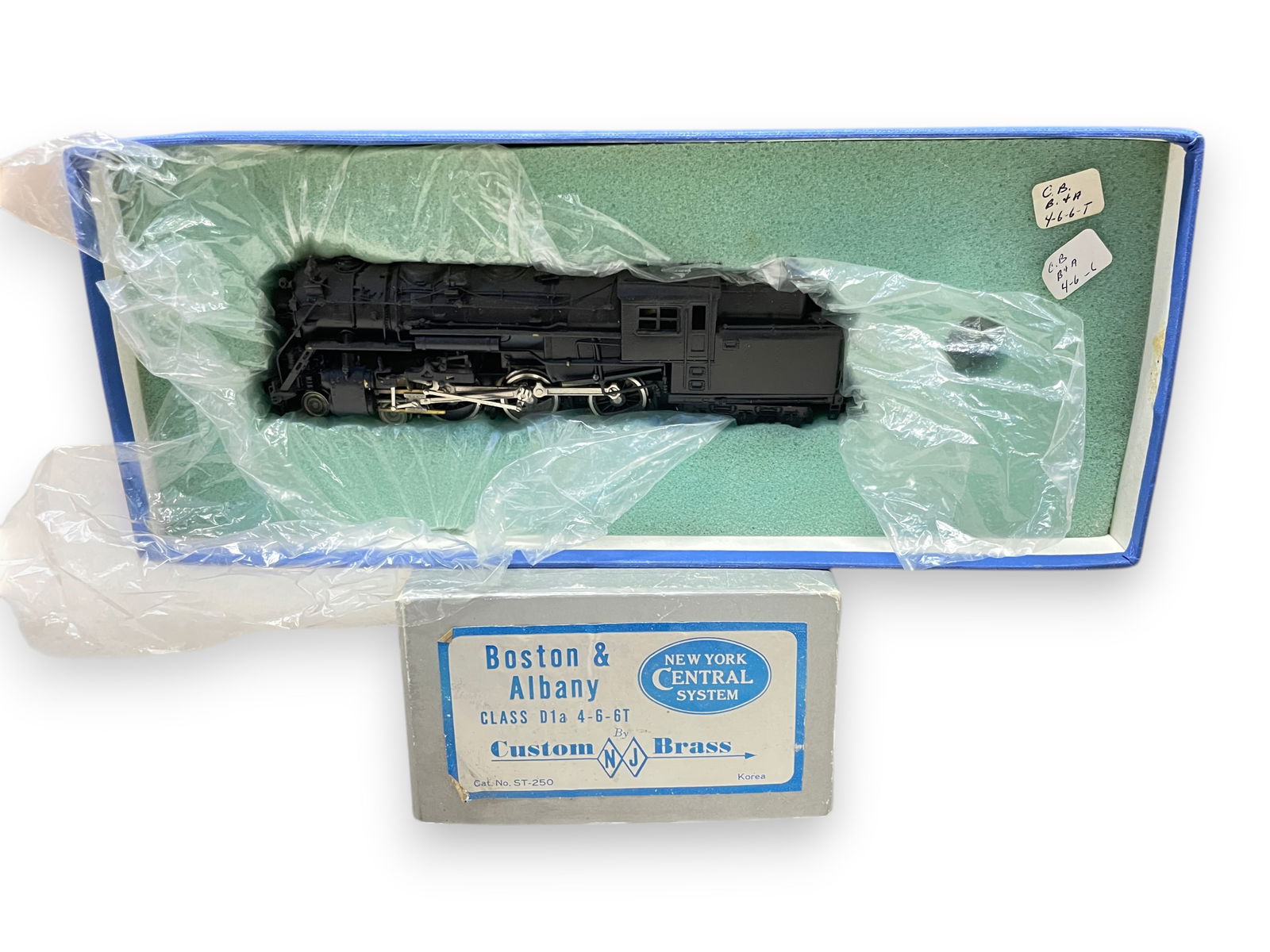 NJCB Brass HO B&A D1a Steam Tank Loco (1 of 2)