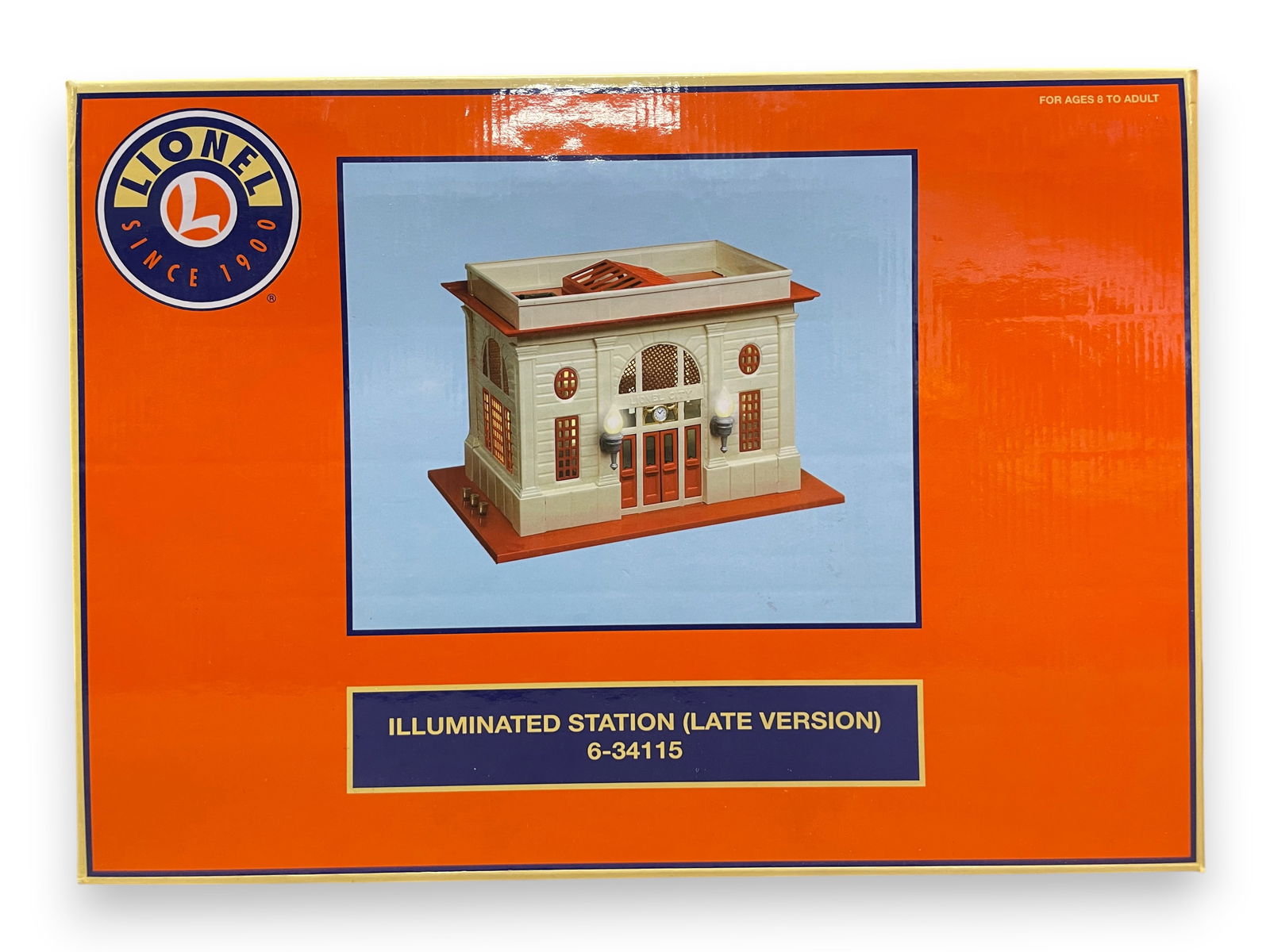 Lionel 34115 City Station: Newest Reissue of Lionel late 115 Stop Station. It appears like new in box.Shipping: Weiss Auctions offers full-service, in-house shipping for nearly all items in this auction. For a shipping quote,
