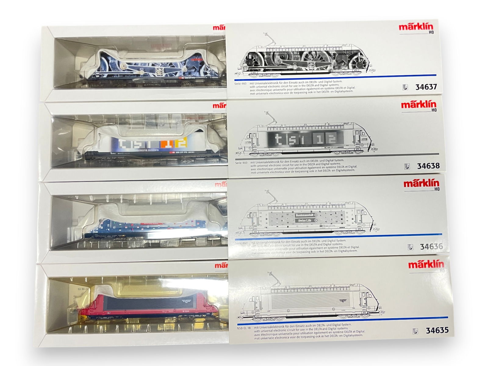 4 Marklin Electric Locomotives (1 of 3)