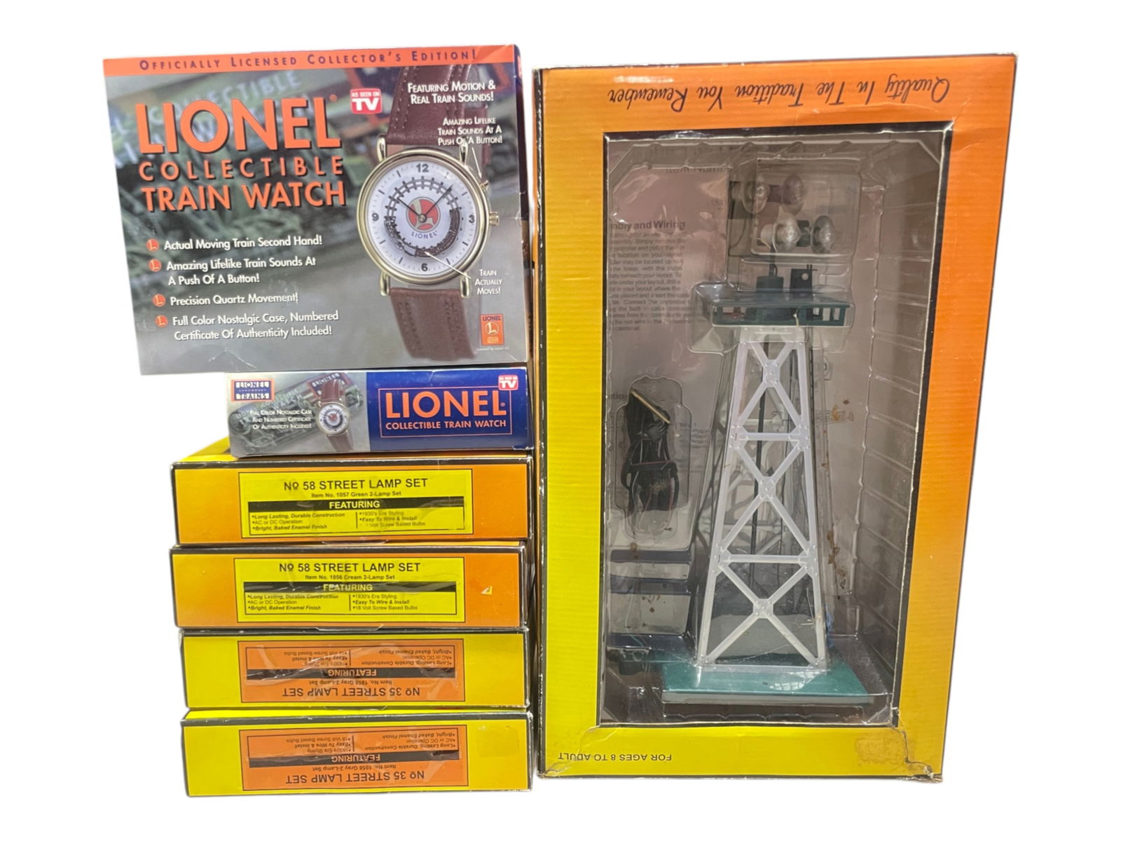 7pc Modern Train Accessories (1 of 4)