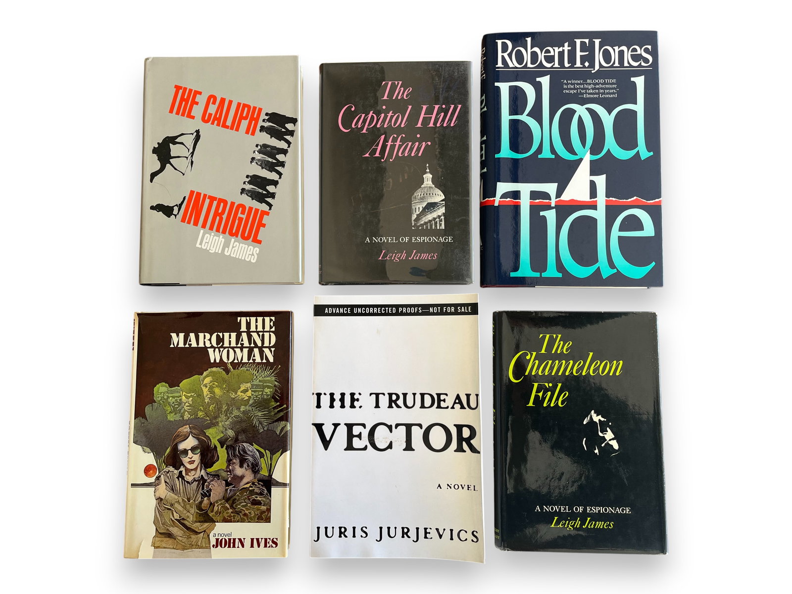 (19) Detective & Mystery Thrillers: Group of nineteen detective and mystery thriller books, consisting of hardcover first editions and advanced reading proofs. The lot includes one example signed, dust jacket, along with several titles