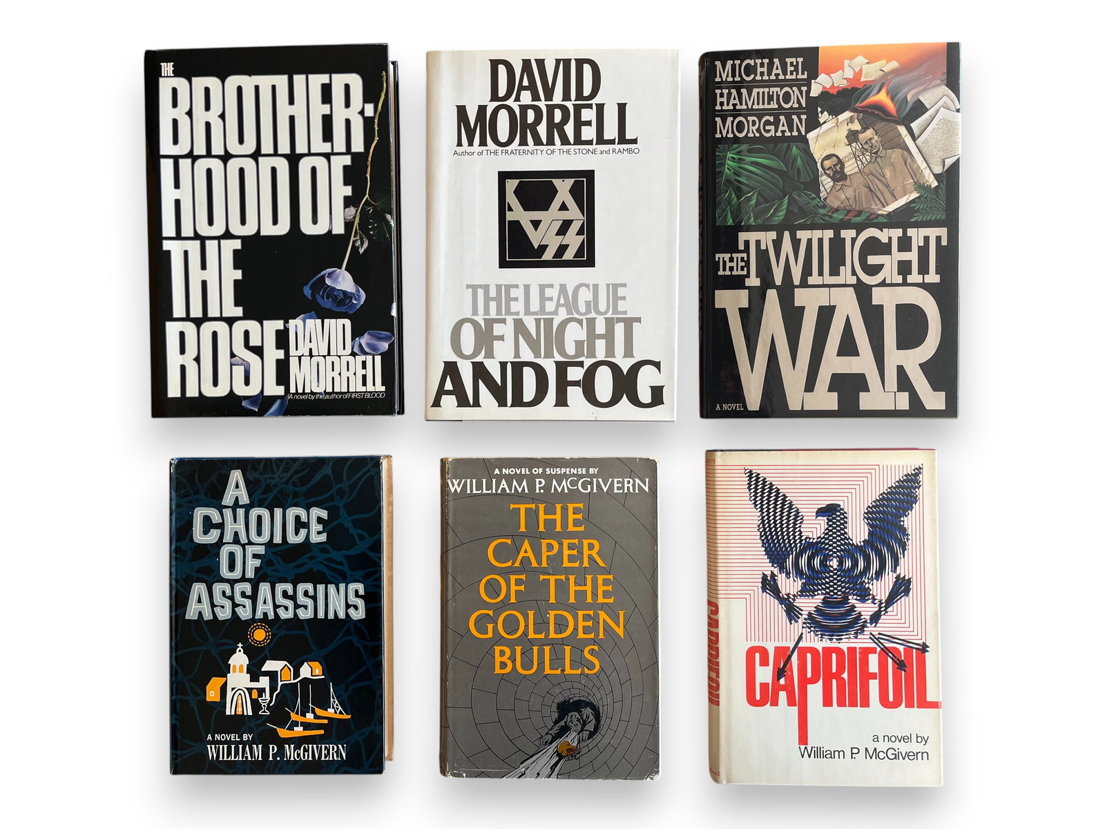 (18) Detective & Mystery Fiction, Letter M: Group of eighteen detective and mystery fiction books by authors whose last names begin with the letter M. The lot includes four signed and inscribed copies. Editions and formats vary throughout. Mixe