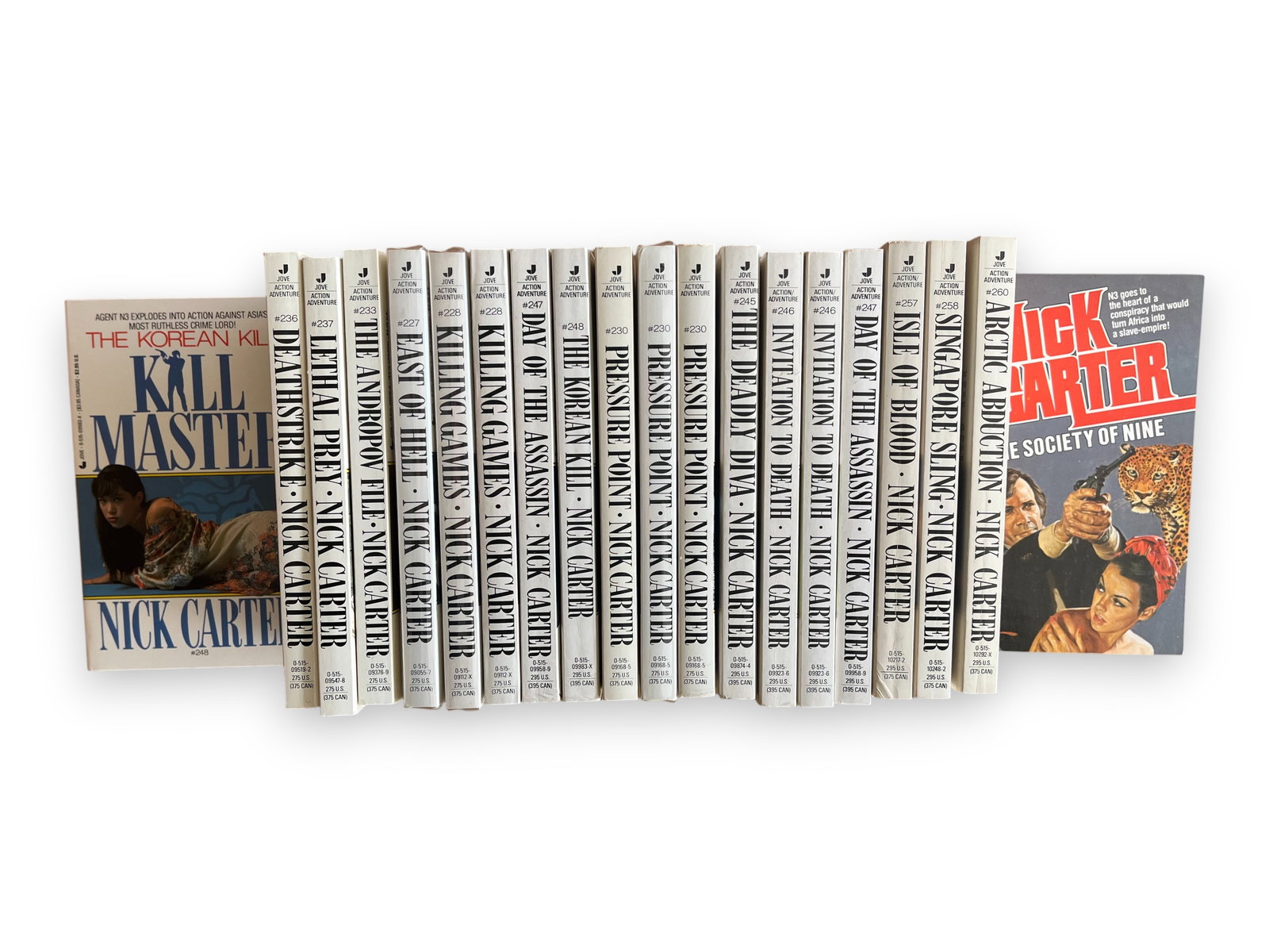 (90) Nick Carter Paperbacks - 2
