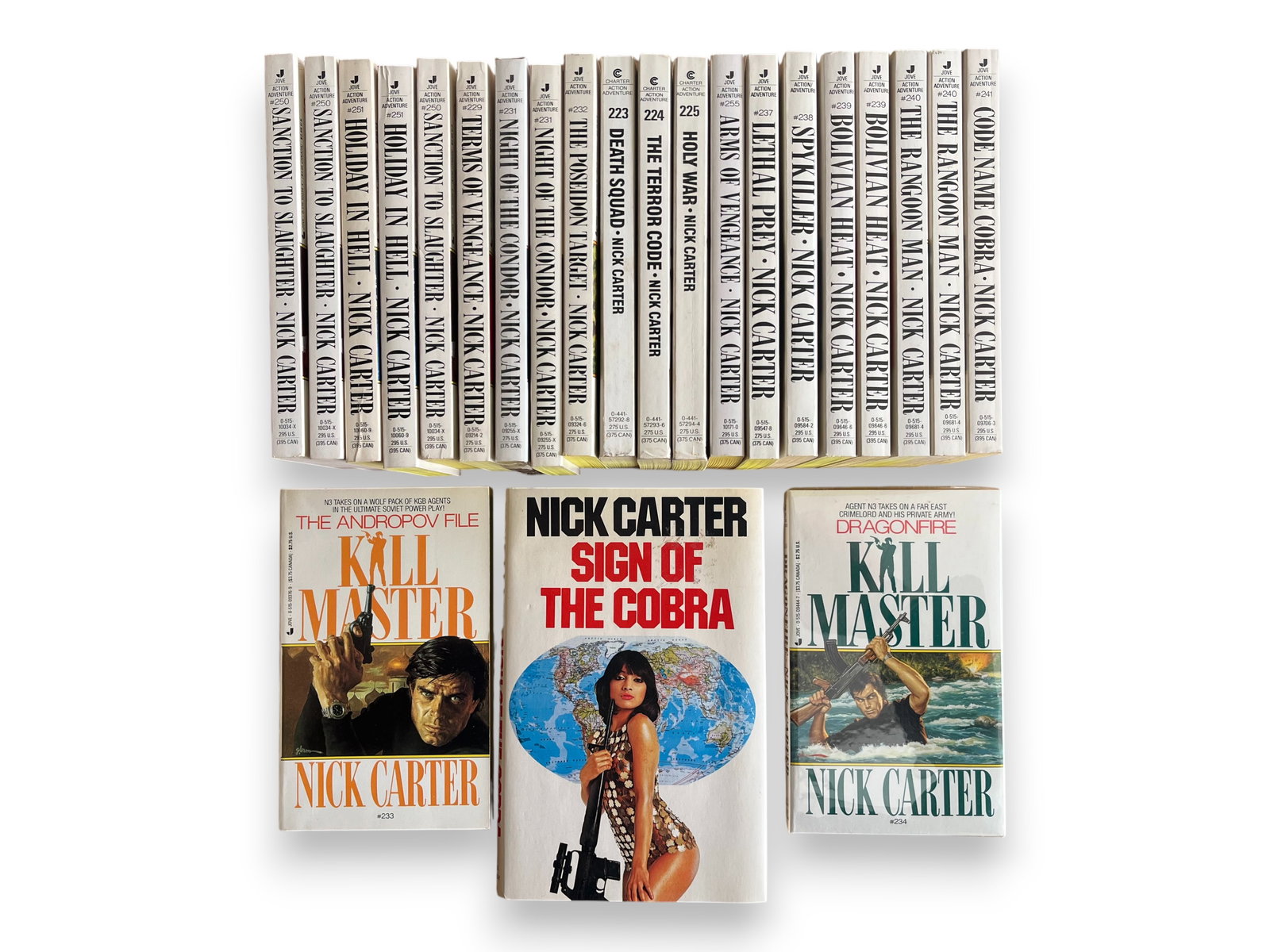 (90) Nick Carter Paperbacks - 3