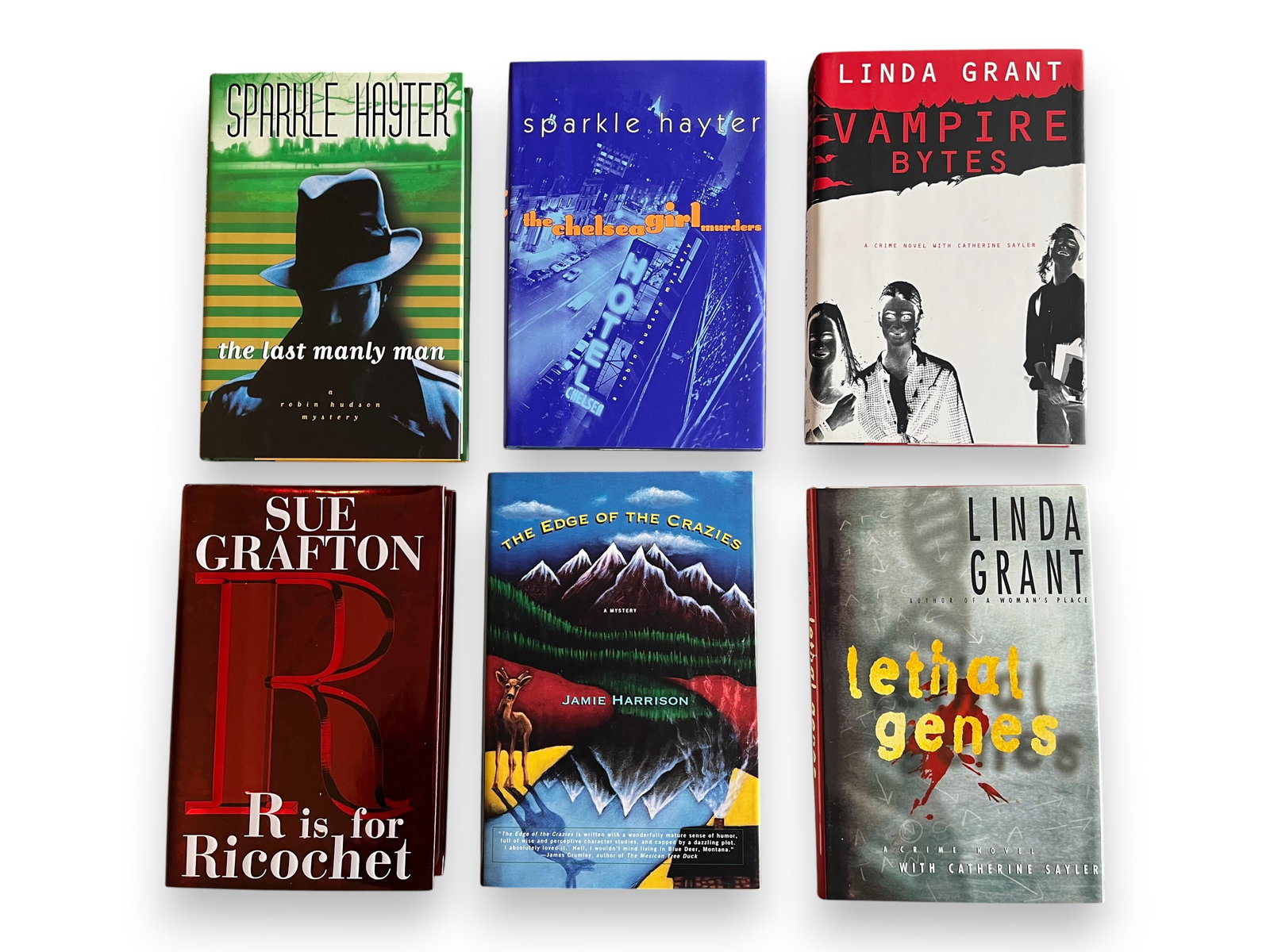 (28) Detective & Mystery Fiction, G & H: Group of twenty-eight volumes of detective and mystery fiction by authors whose last names begin with the letters G and H. The lot includes first editions in dust jackets and proof copies. Fourteen