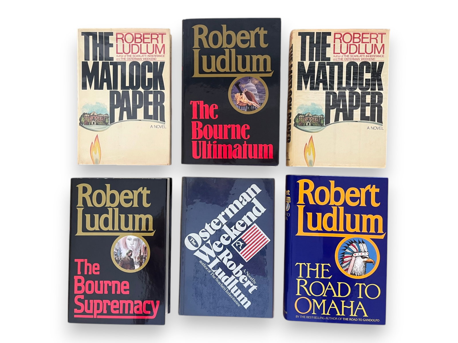(16) Robert Ludlum First Editions (1 of 4)
