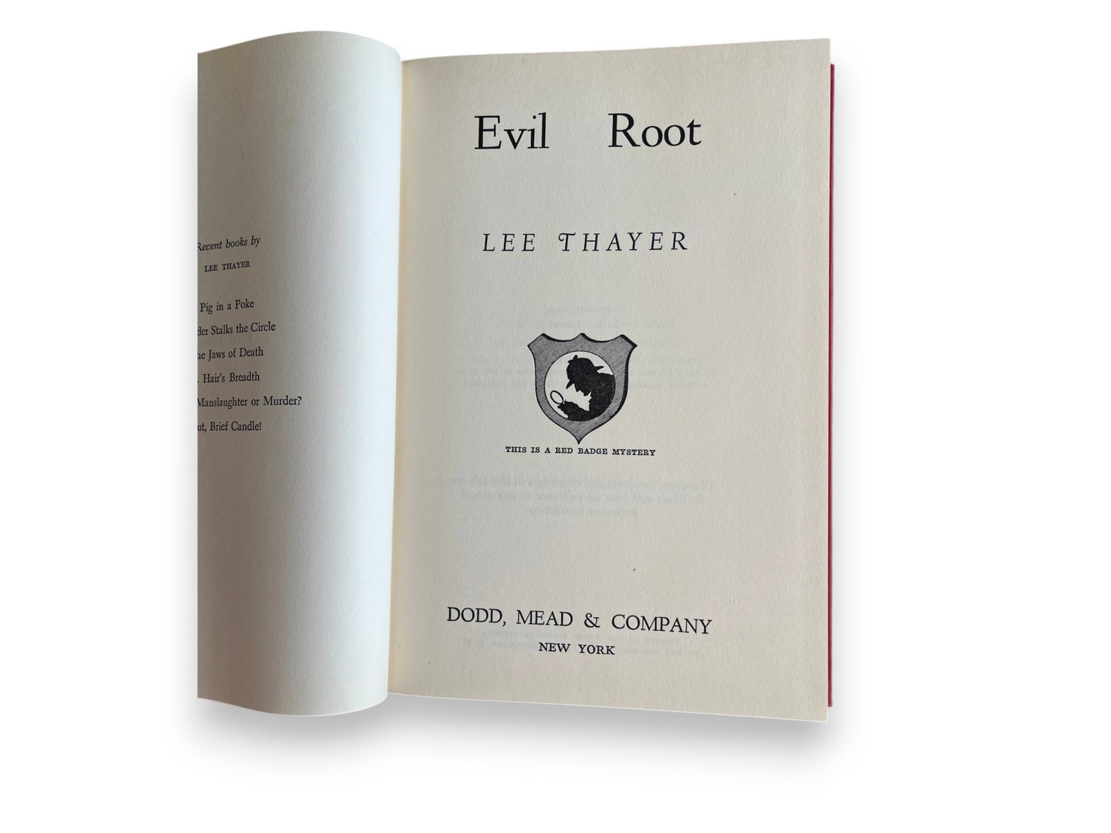 (5) Lee Thayer First Editions - 2