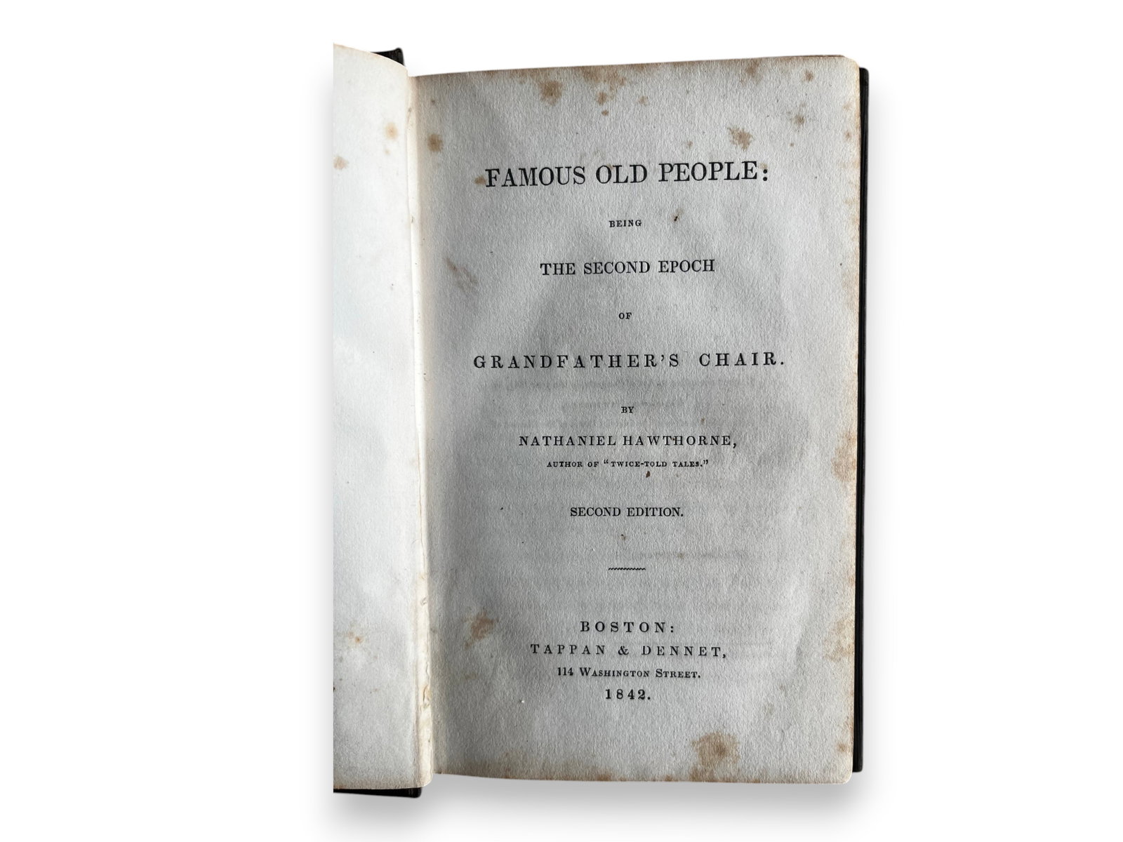 Hawthorne Famous Old People 1842 2nd (1 of 2)