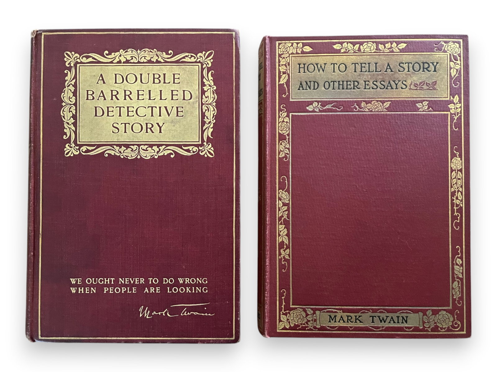 (2) Mark Twain Story & Detective 1st Eds. (1 of 3)