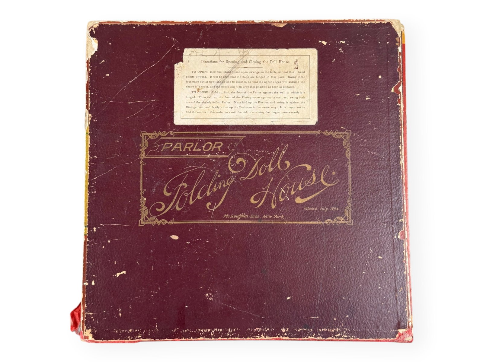 McLoughlin Folding Dollhouse 1894 (1 of 4)