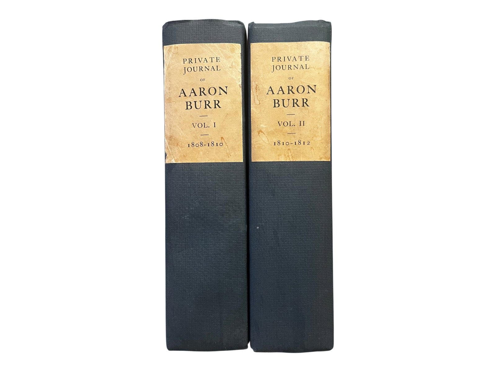 (2) Aaron Burr Private Journal: The Private Journal of Aaron Burr, edited by William K. Bixby, reprinted in full from the original manuscript in the library of William K. Bixby of St. Louis, Missouri. Two volumes with portrait