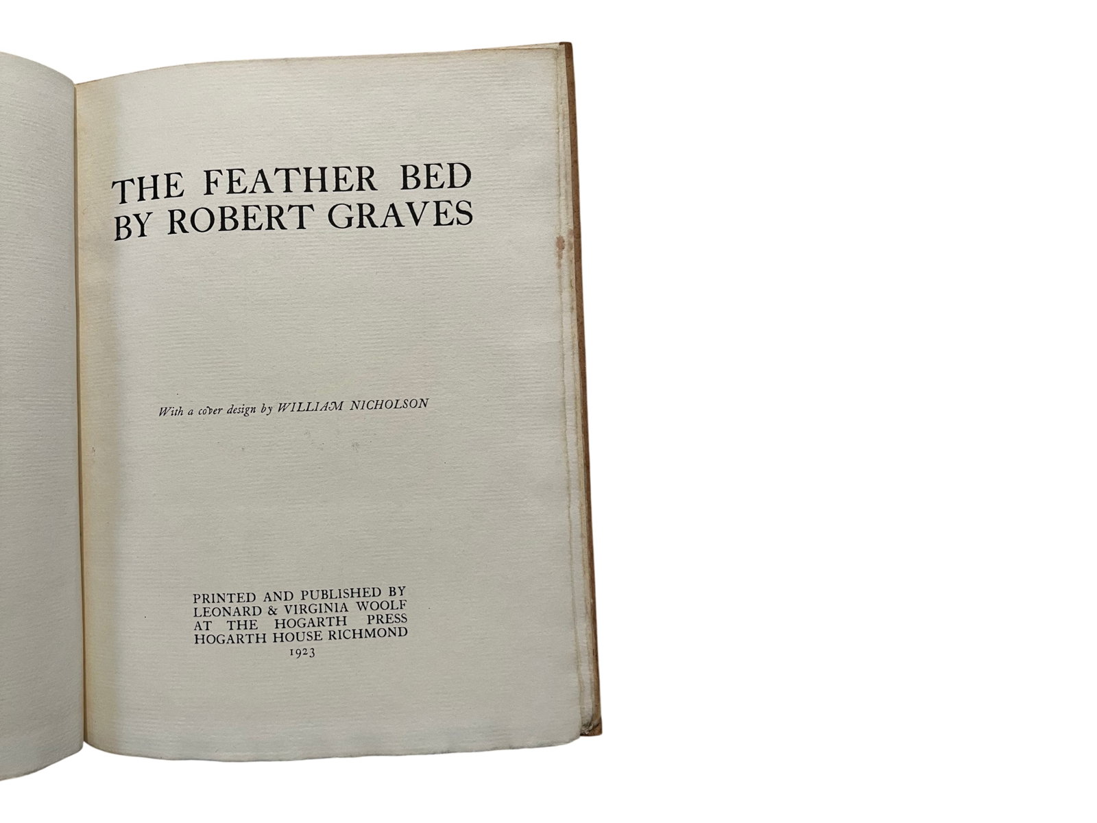 Graves Feather Bed Signed Hogarth - 2