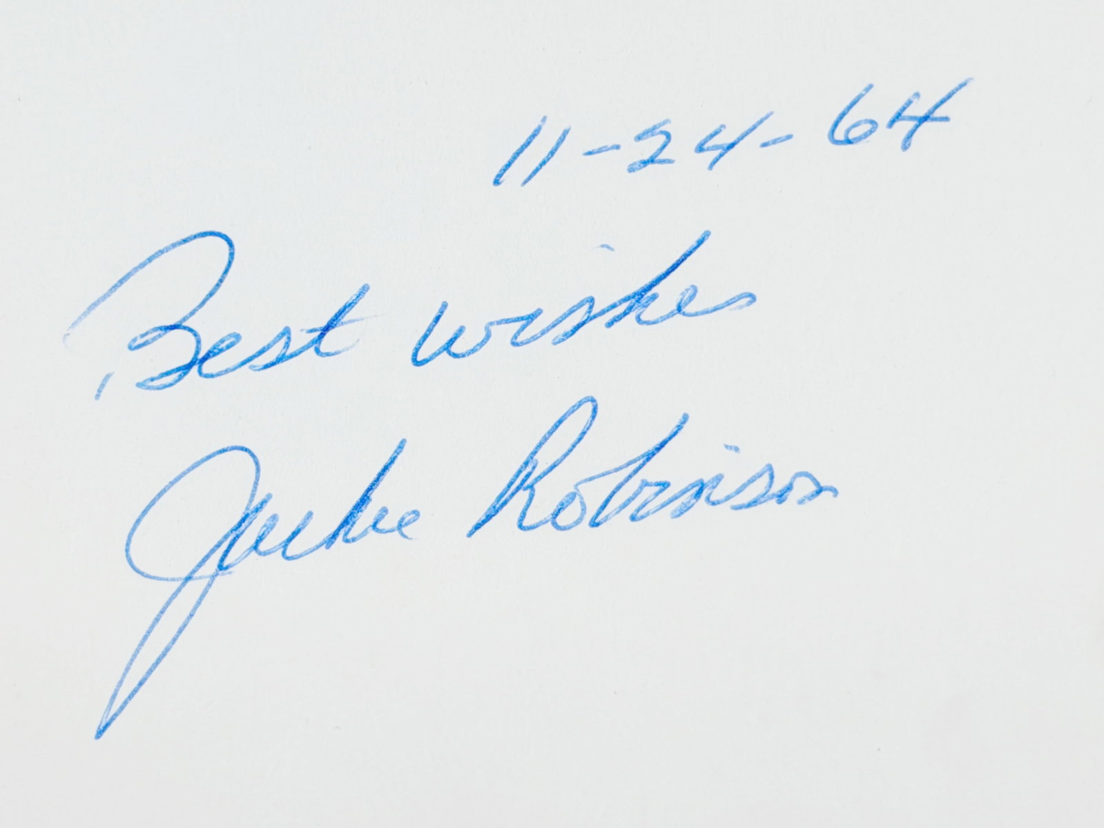 Jackie Robinson Signed Book - JSA - 6