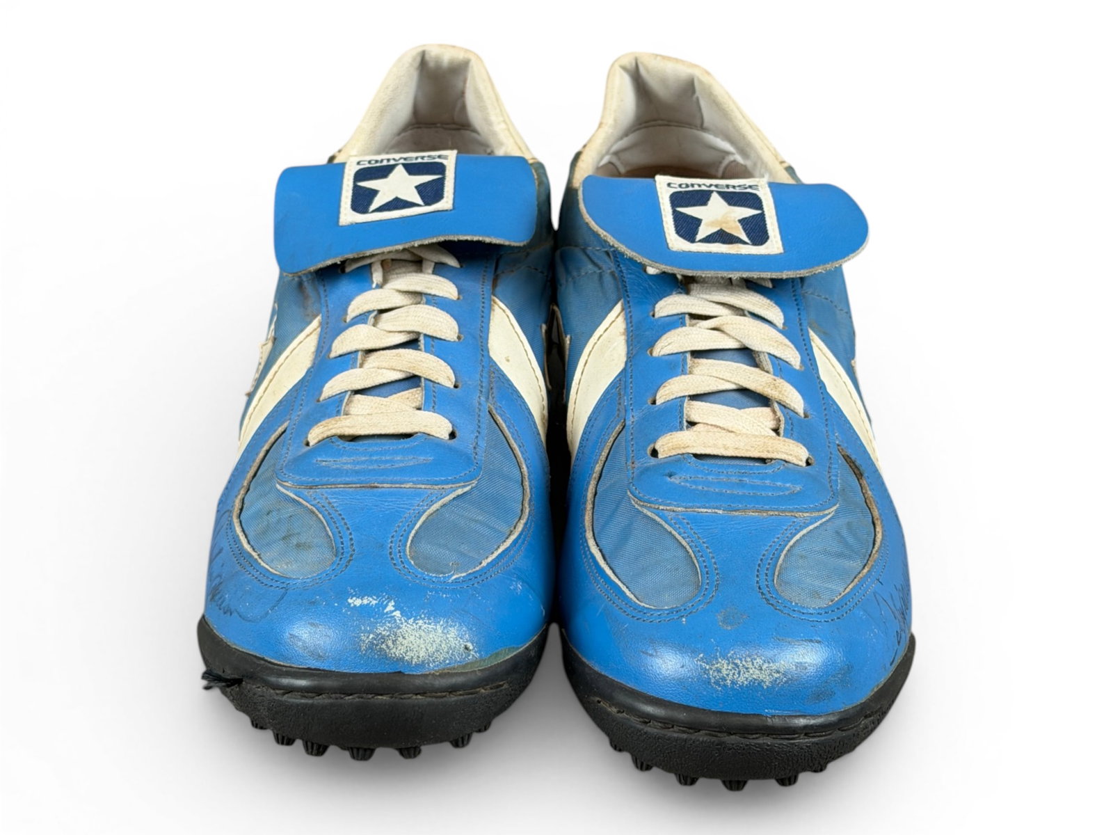 Andre Dawson Game Worn Signed Converse Cleats - 2