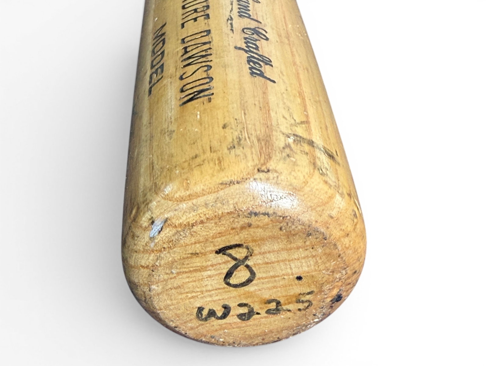 Andre Dawson Game Used Signed Worth Bat - 7