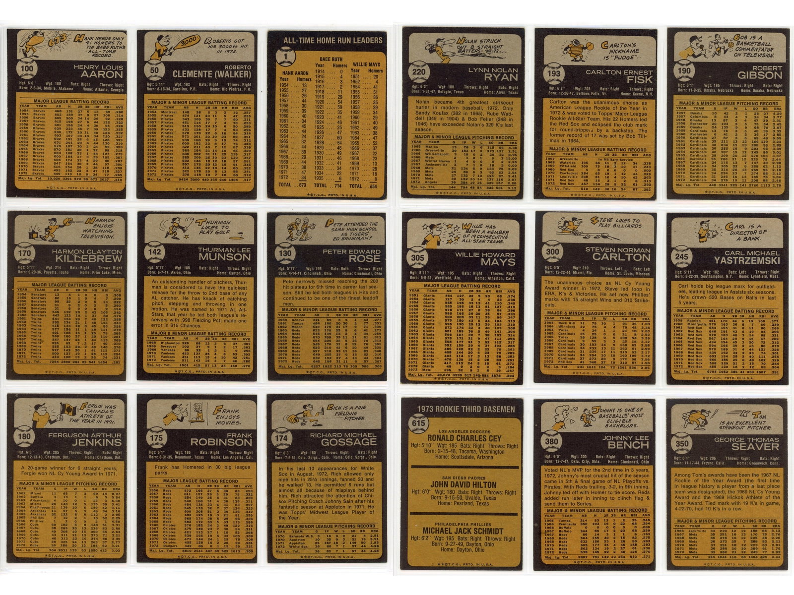 1973 Topps Baseball Complete Card Set - 2