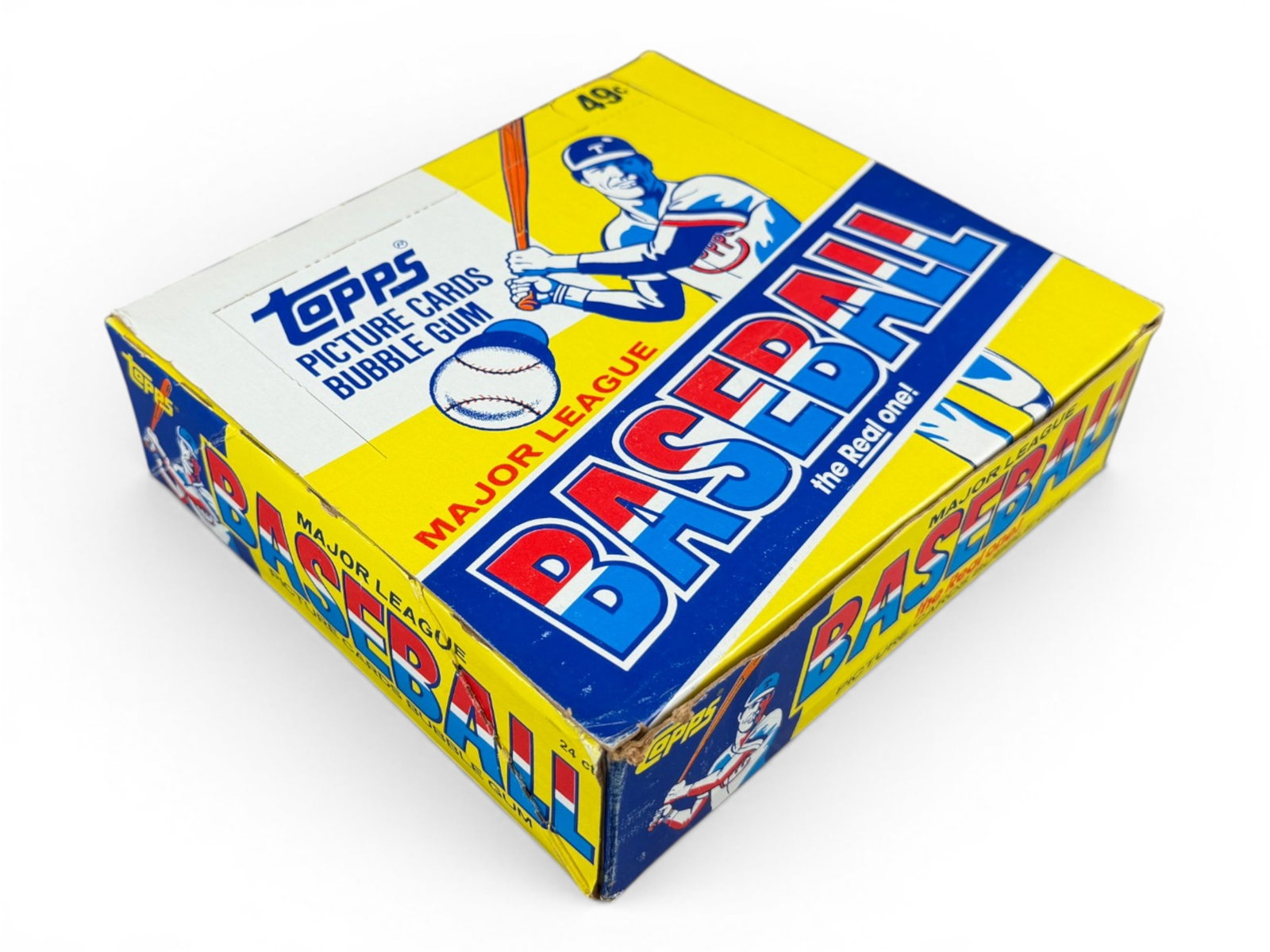 1983 Topps Cello Box (24 Packs): 1983 Topps baseball cello box containing 24 unopened packs. Each pack includes 28 cards. Key rookie year for Ryne Sandberg, Wade Boggs, and Tony Gwynn, with additional potential for stars and Hall of 