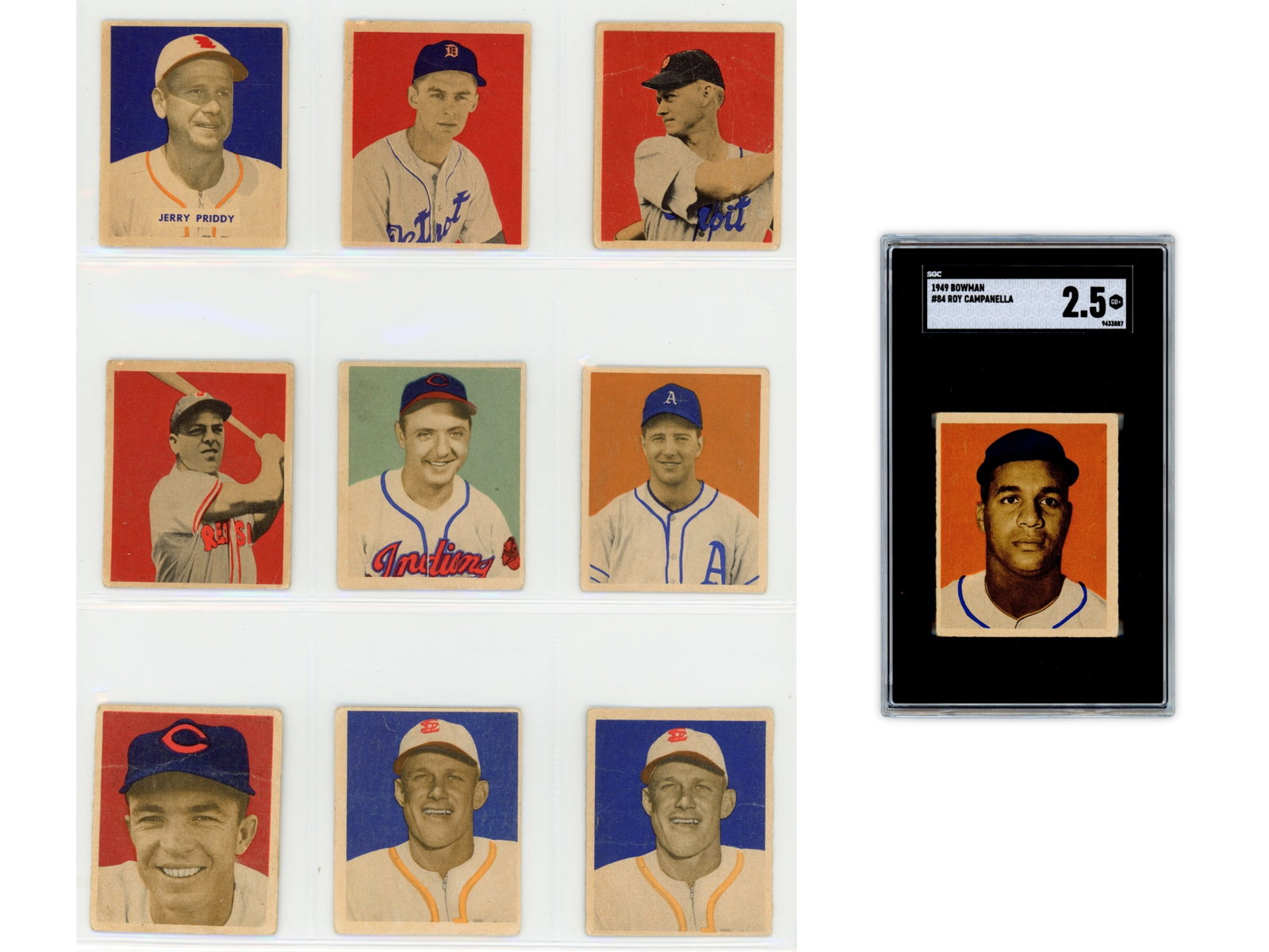 (24) 1949 Bowman Baseball Cards (1 of 4)