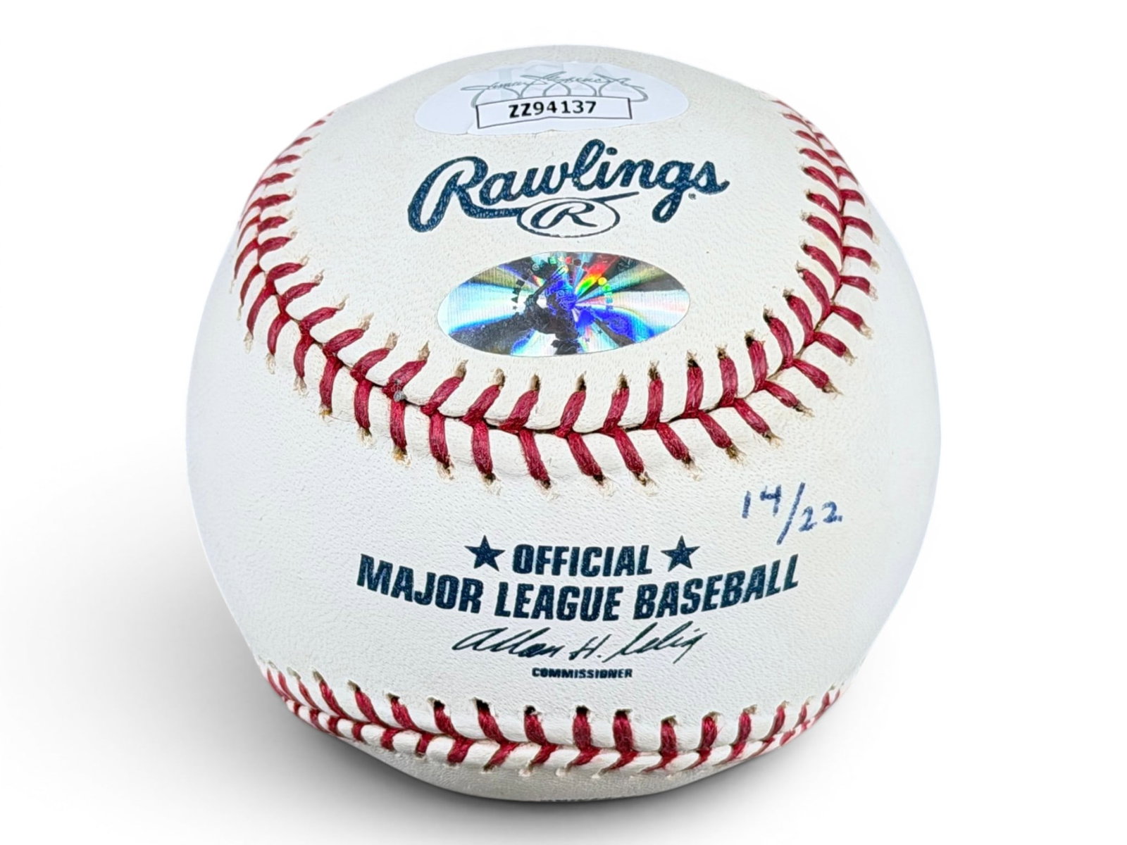 Derek Jeter Signed LE /22 Yankees Baseball - 3