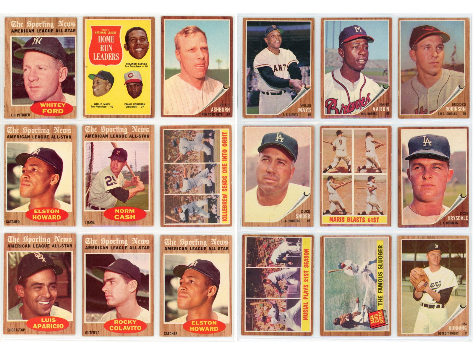 1962 Topps Baseball Card Collection (100+) (1 of 2)
