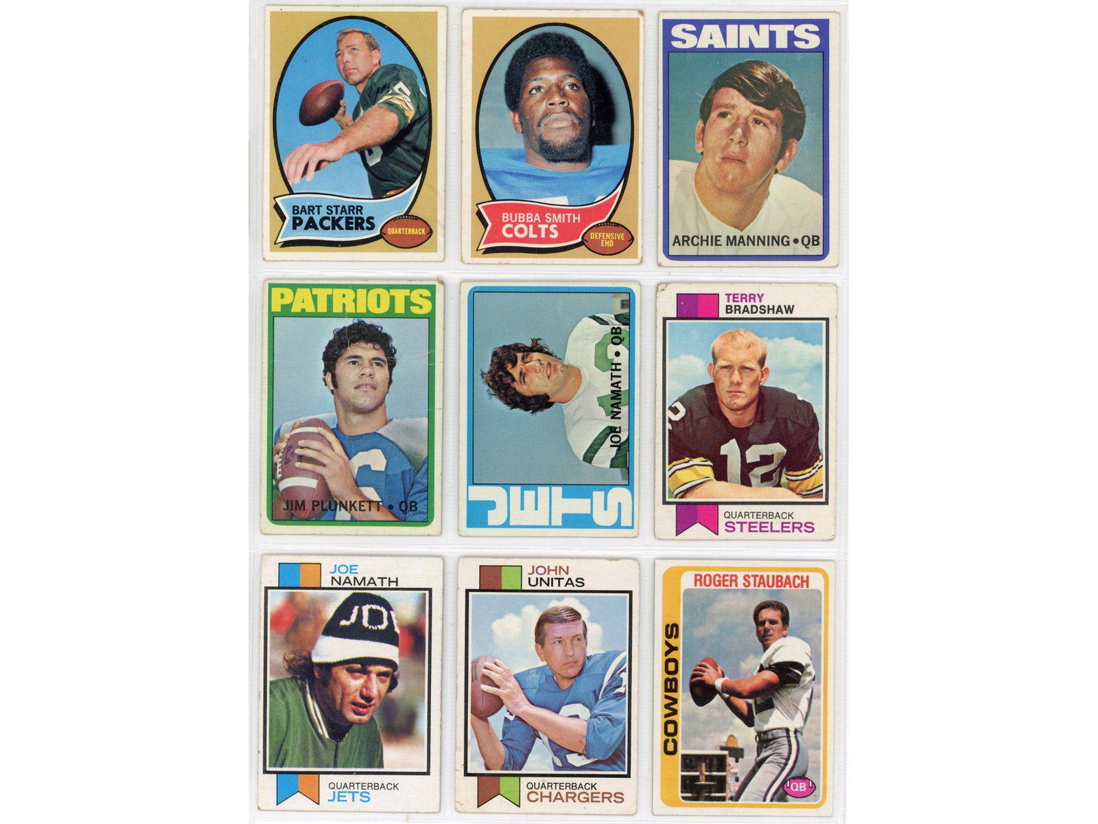 1970's Topps Football Card Collection (1 of 2)
