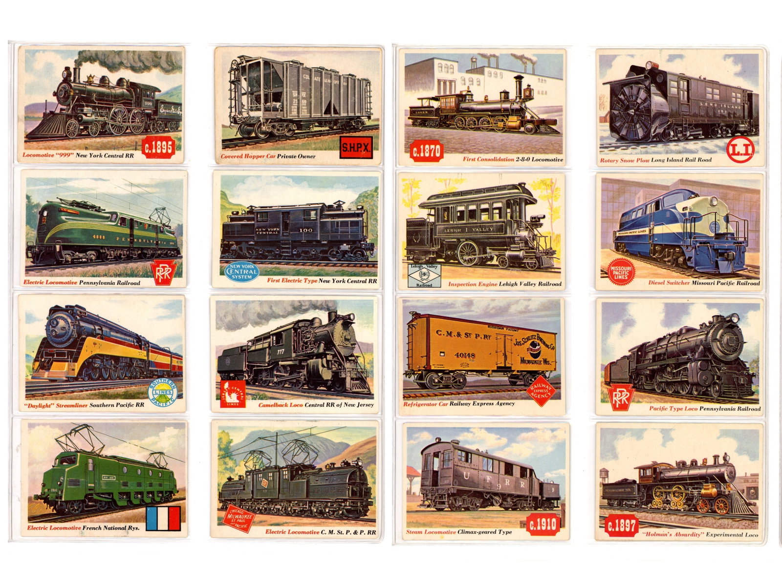 1955 Topps Rails & Sails 2 Near Sets: 1955 Topps Rails & Sails collection of 2 near sets; one with 180/200, other with 129/200. Mixed Condition, plus additional 34 duplicate cards. See images for condition. Shipping: Weiss Auctions offers