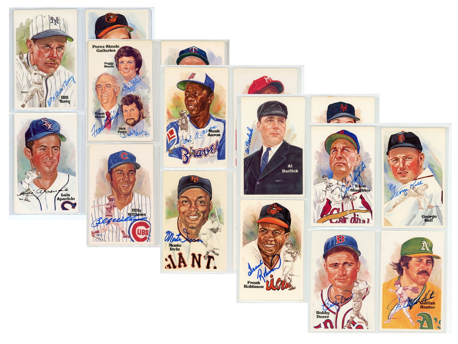 Signed Postcard Collection Baseball Hall of Famers (1 of 20)
