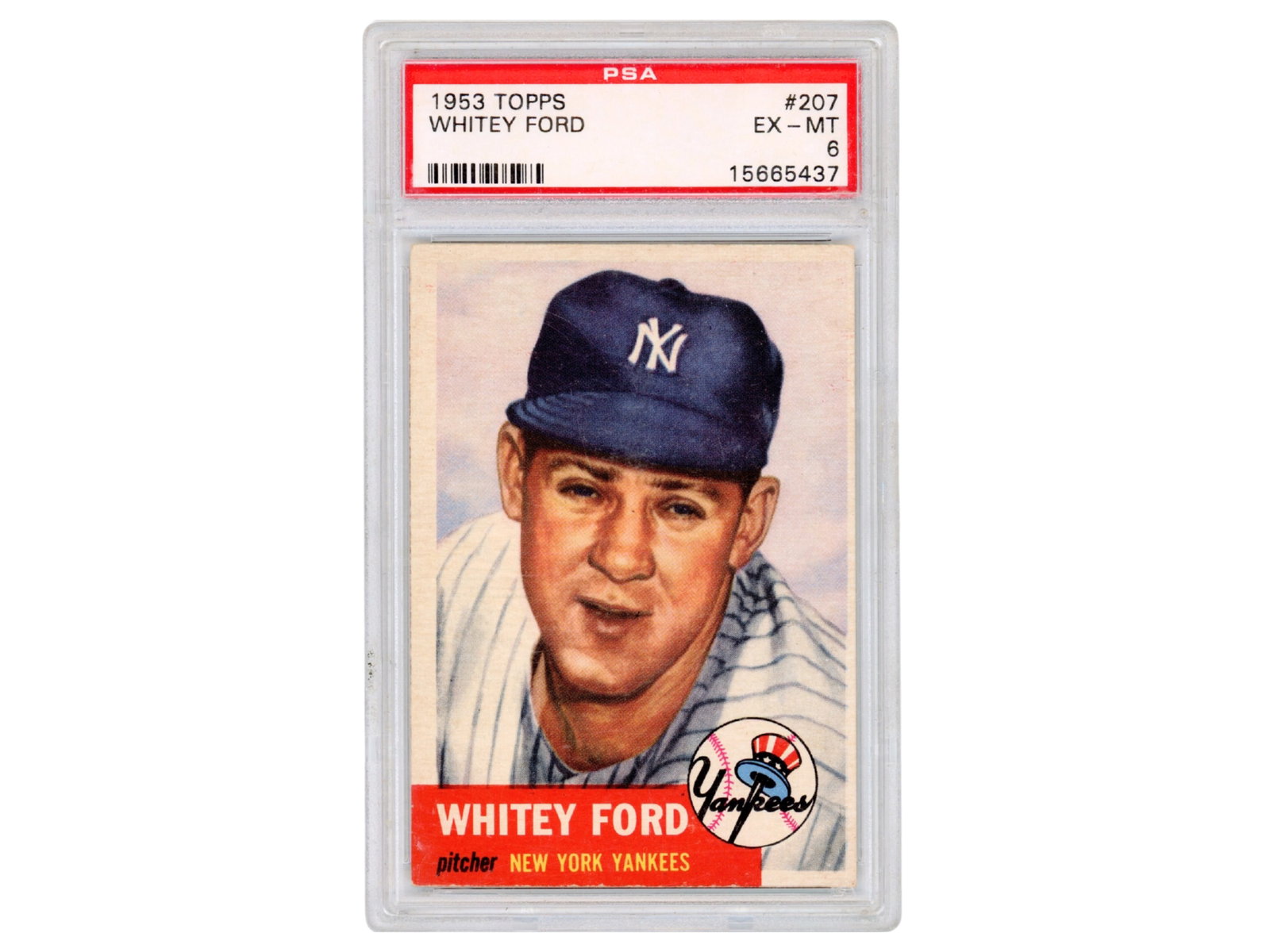 1953 Topps #207 Whitey Ford PSA 6 (1 of 2)