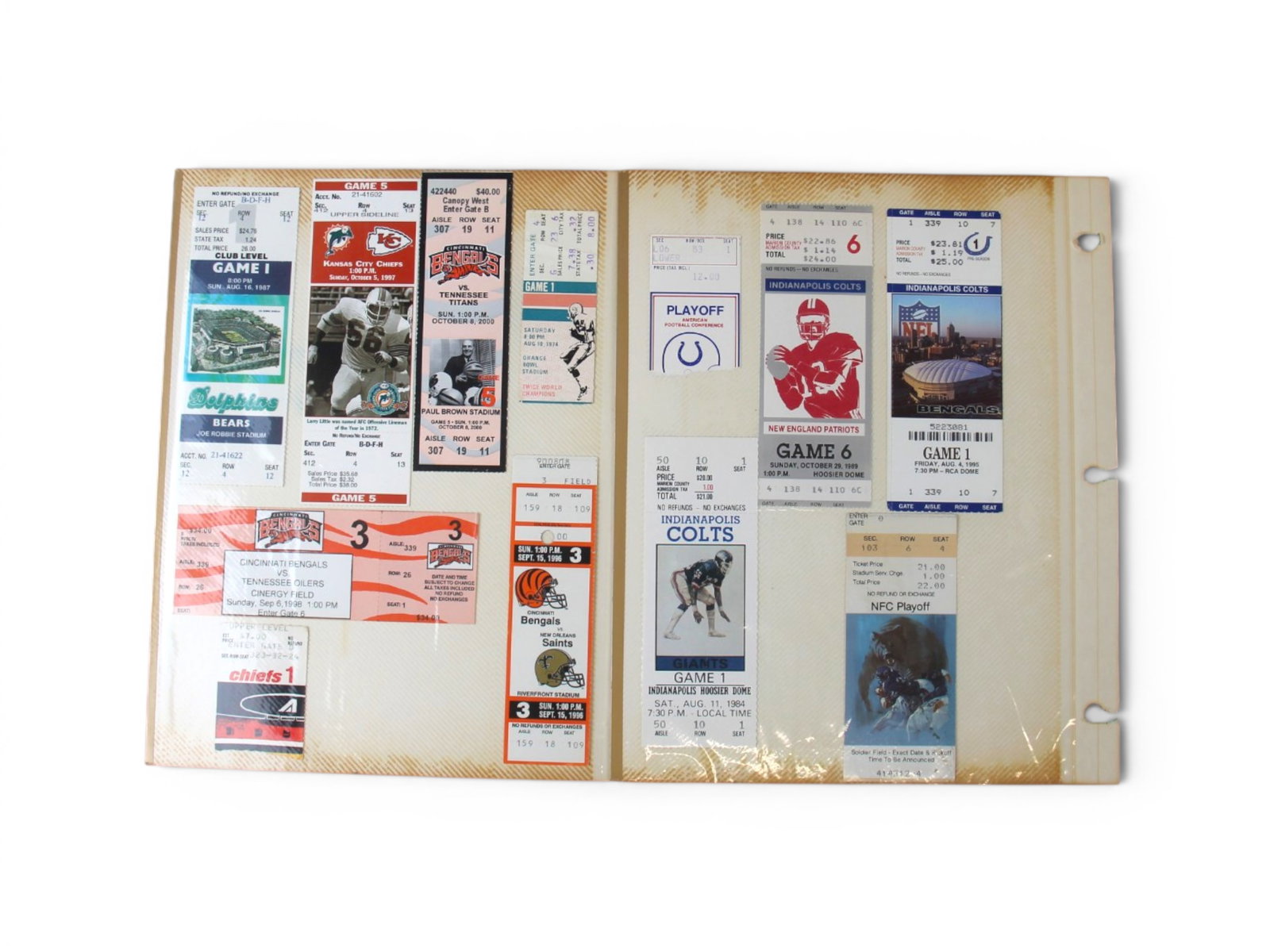 Large Ticket Collection - 8