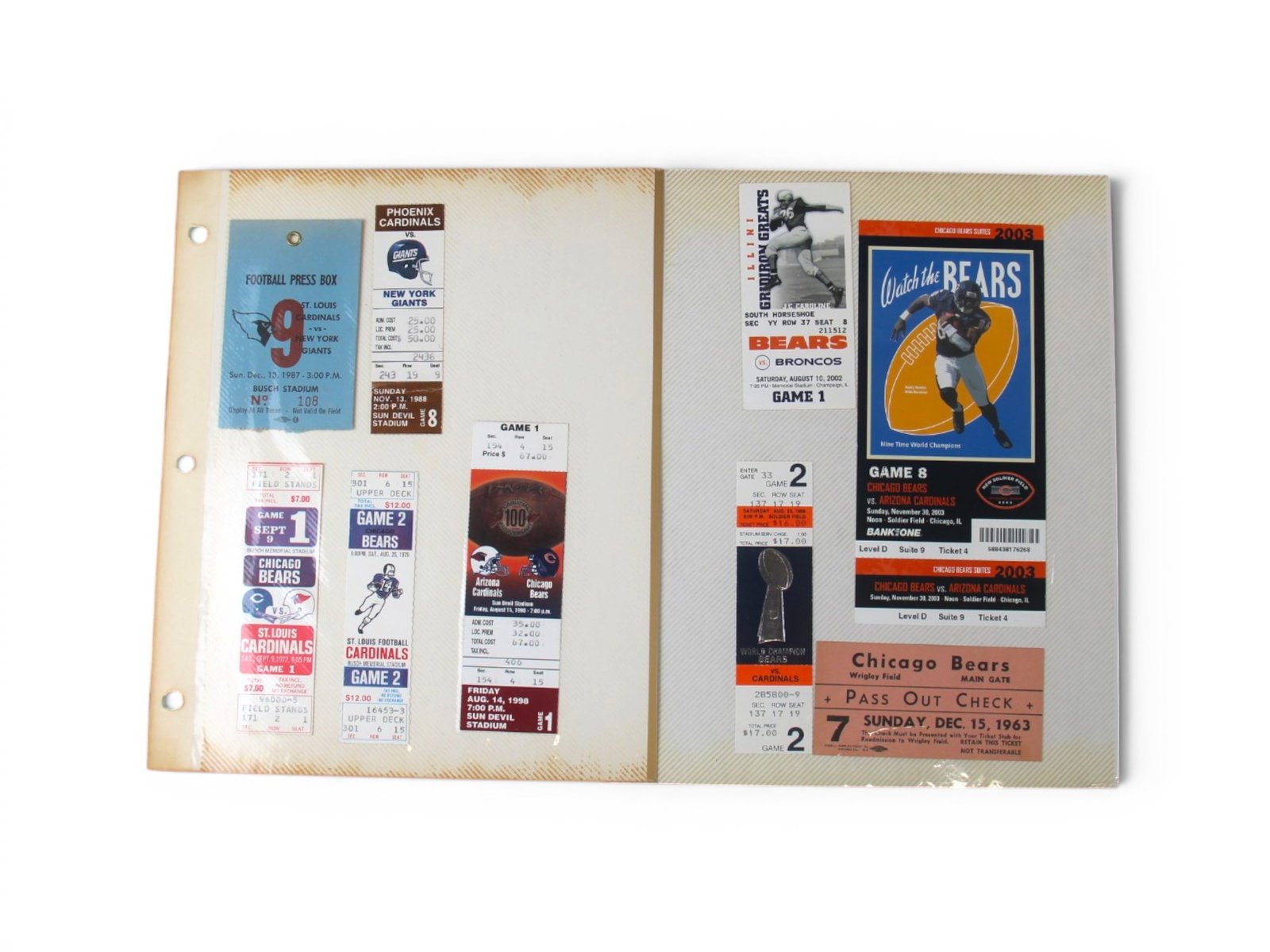 Large Ticket Collection - 9