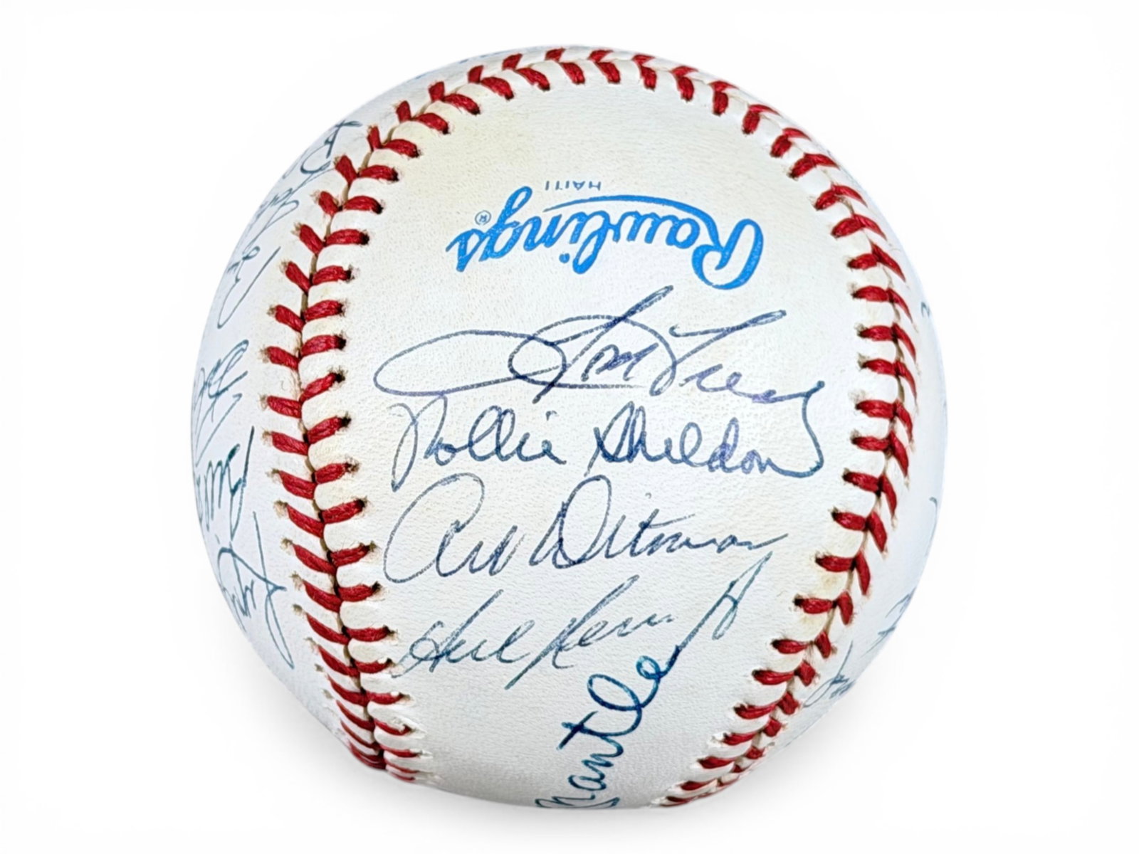 1961 Yankees Team Signed Baseball - JSA - 3