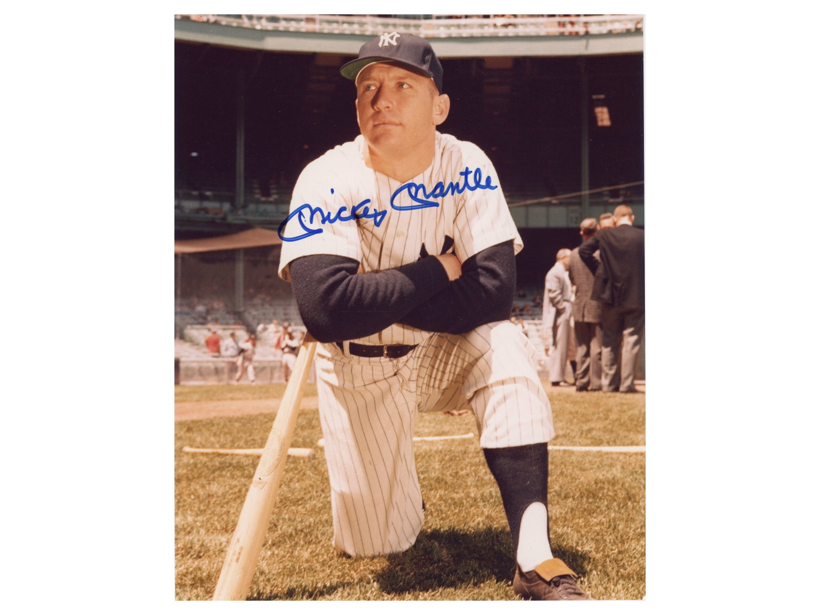 Mickey Mantle Signed 8x10 Photograph - JSA: Mickey Mantle signed 8" x10" photograph. Legendary New York Yankees Hall of Famer and three-time American League MVP. Mantle remains one of the most iconic figures in baseball history and a centerpiec