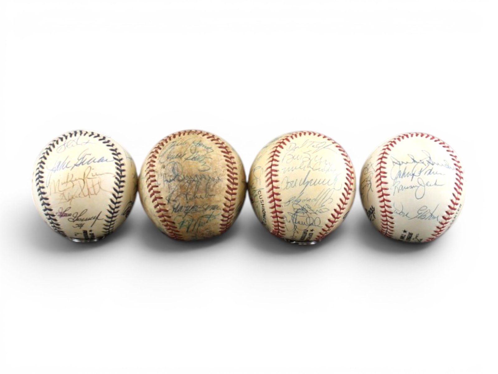 (4) Team Signed Baseballs incl. Dodgers - 2