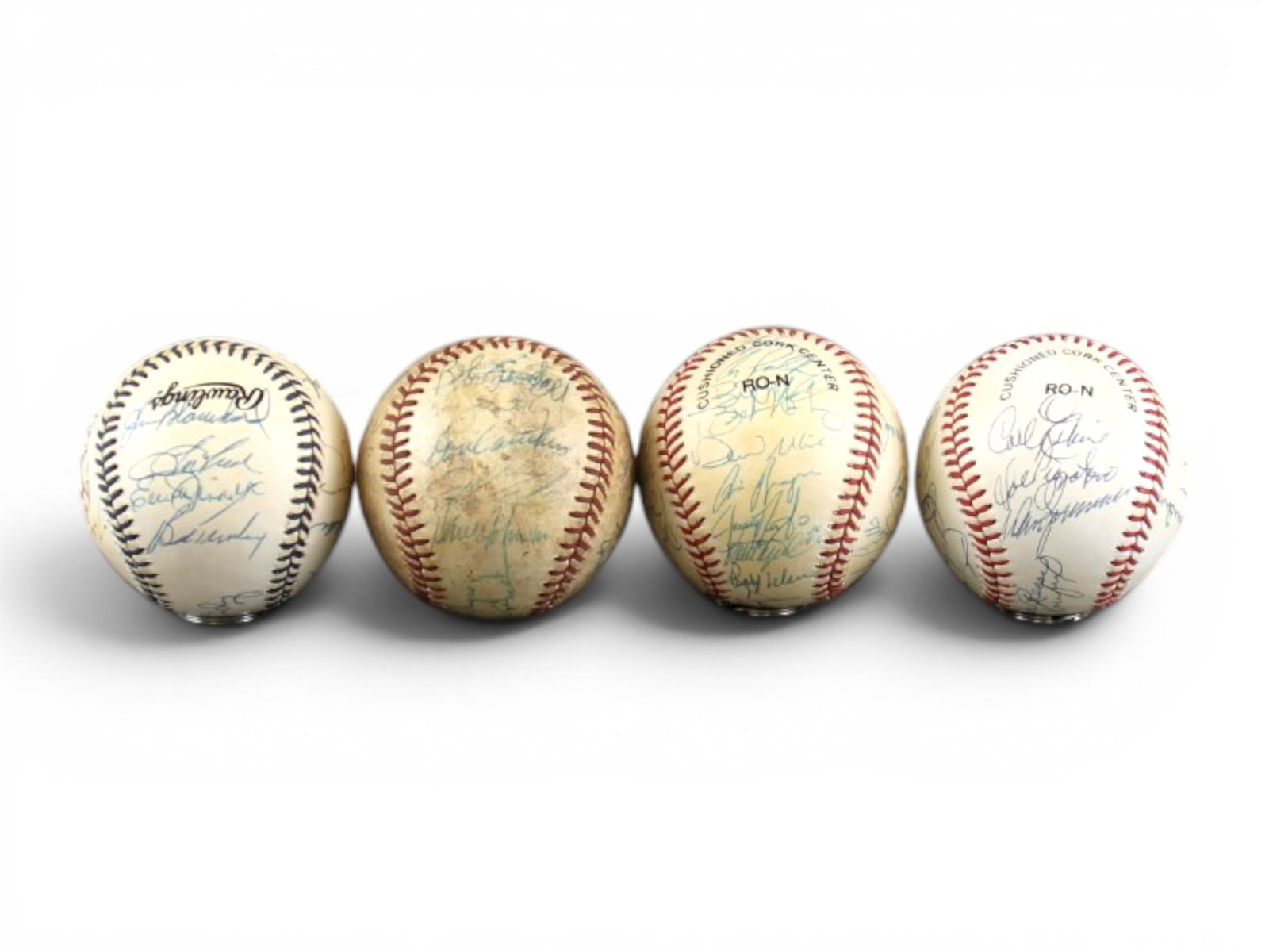 (4) Team Signed Baseballs incl. Dodgers - 4