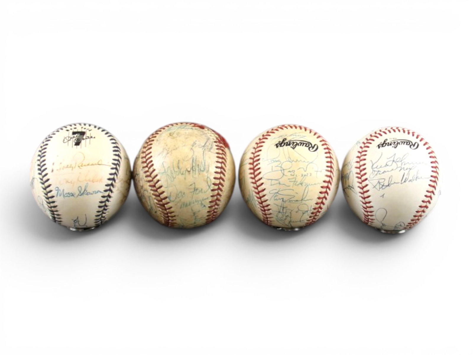 (4) Team Signed Baseballs incl. Dodgers - 5