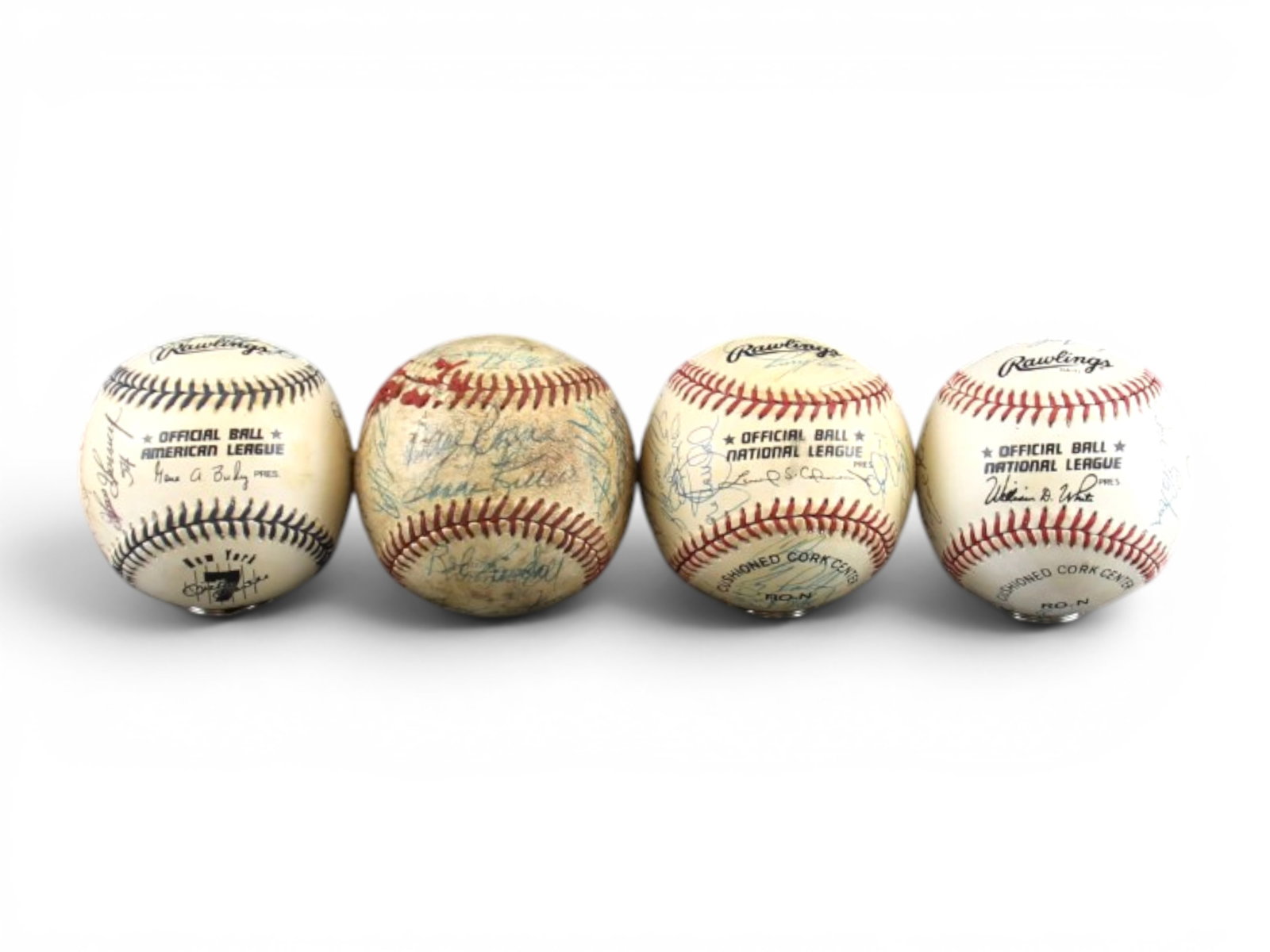 (4) Team Signed Baseballs incl. Dodgers - 6