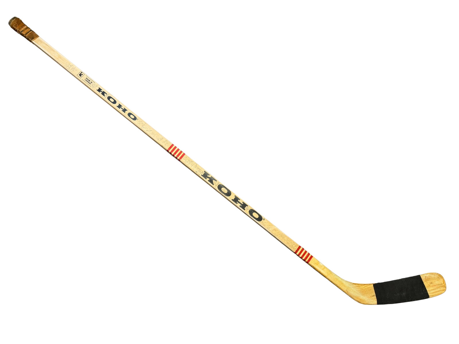 c. 1980s Islanders Signed Team Stick: Early 1080s signed New York Islanders team stick on a Denis Potvin-issued Koho stick. Signed New York Islanders team stick from the early 1980's Stanley Cup era, featuring members of the Islanders