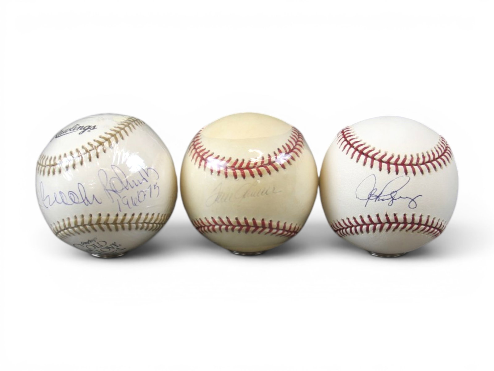 (8) Signed Baseballs Plus (6) Unsigned - 12