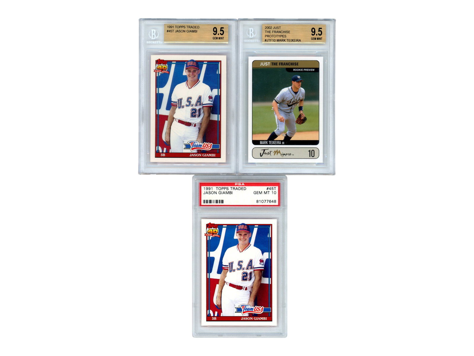 (23) Graded Baseball Cards - 7