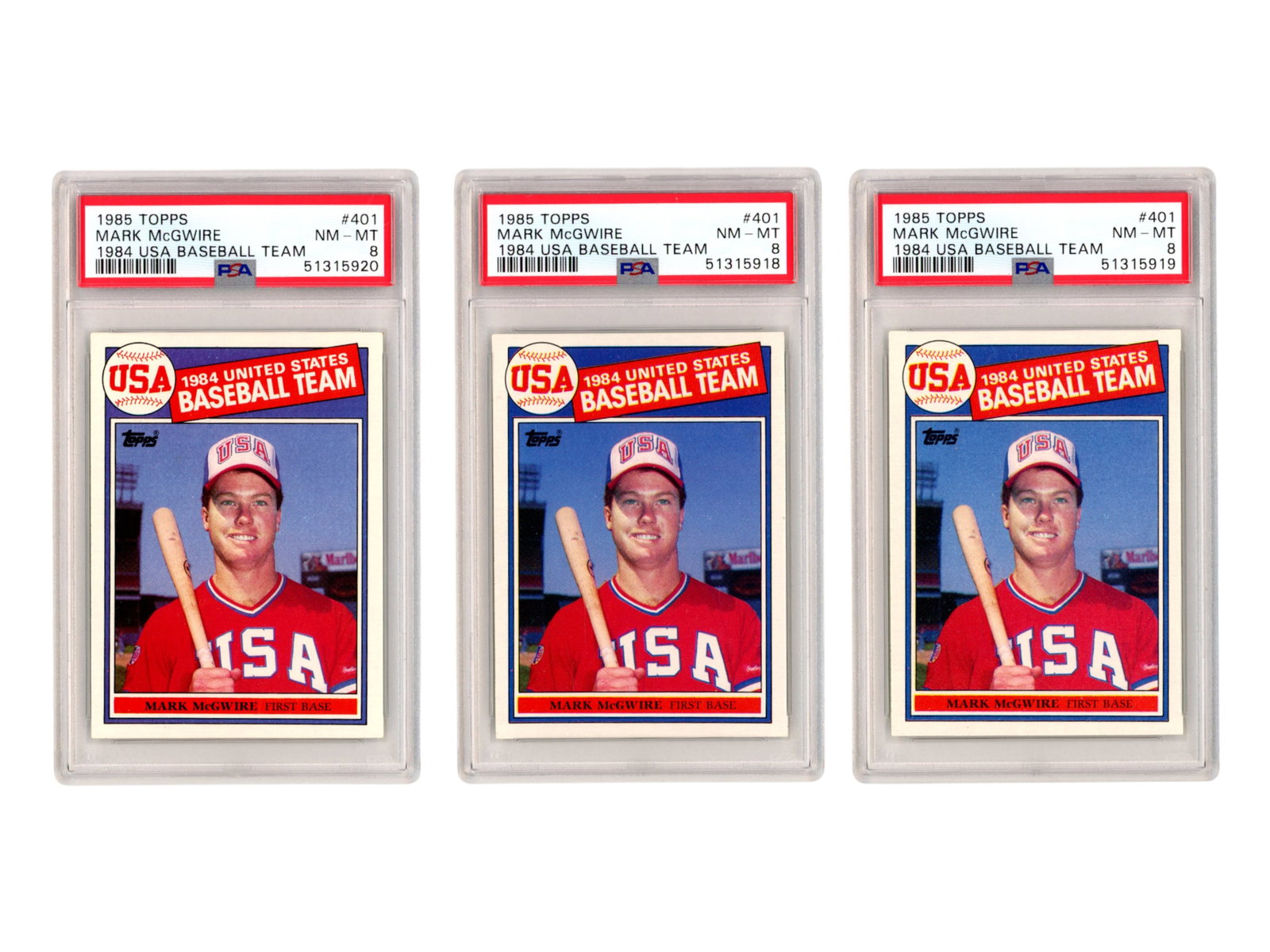 (9) Mark McGwire Graded Cards - 2