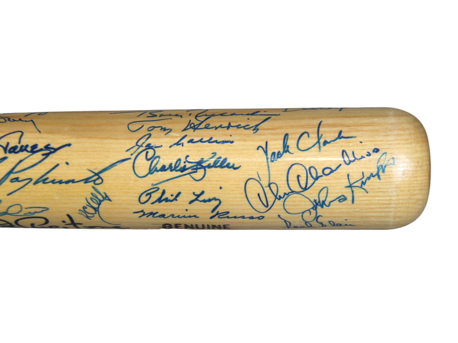 (2) Signed Bats, including Yankees Team Signed Bat - 11