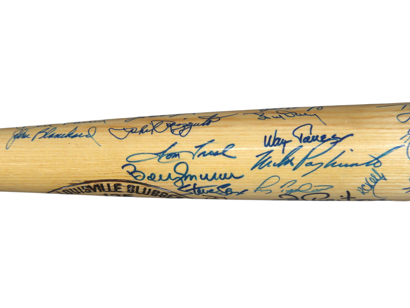(2) Signed Bats, including Yankees Team Signed Bat - 12