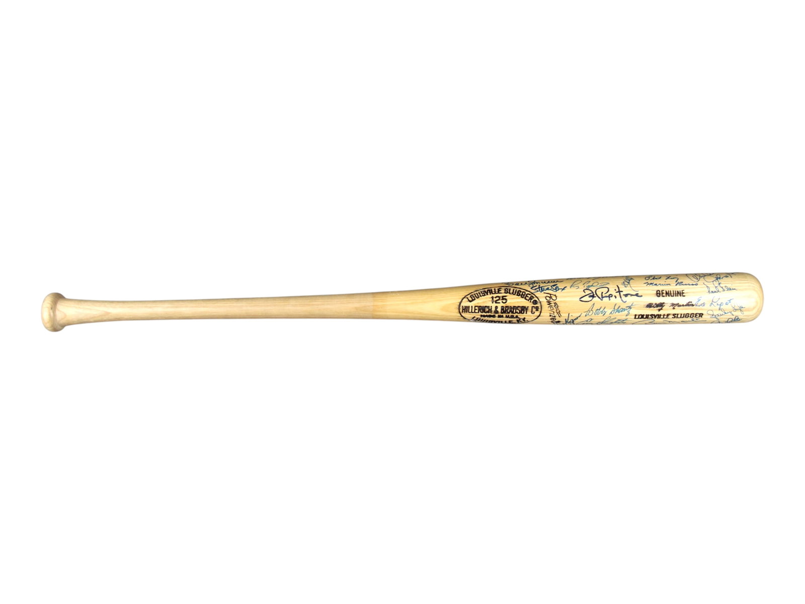 (2) Signed Bats, including Yankees Team Signed Bat - 13
