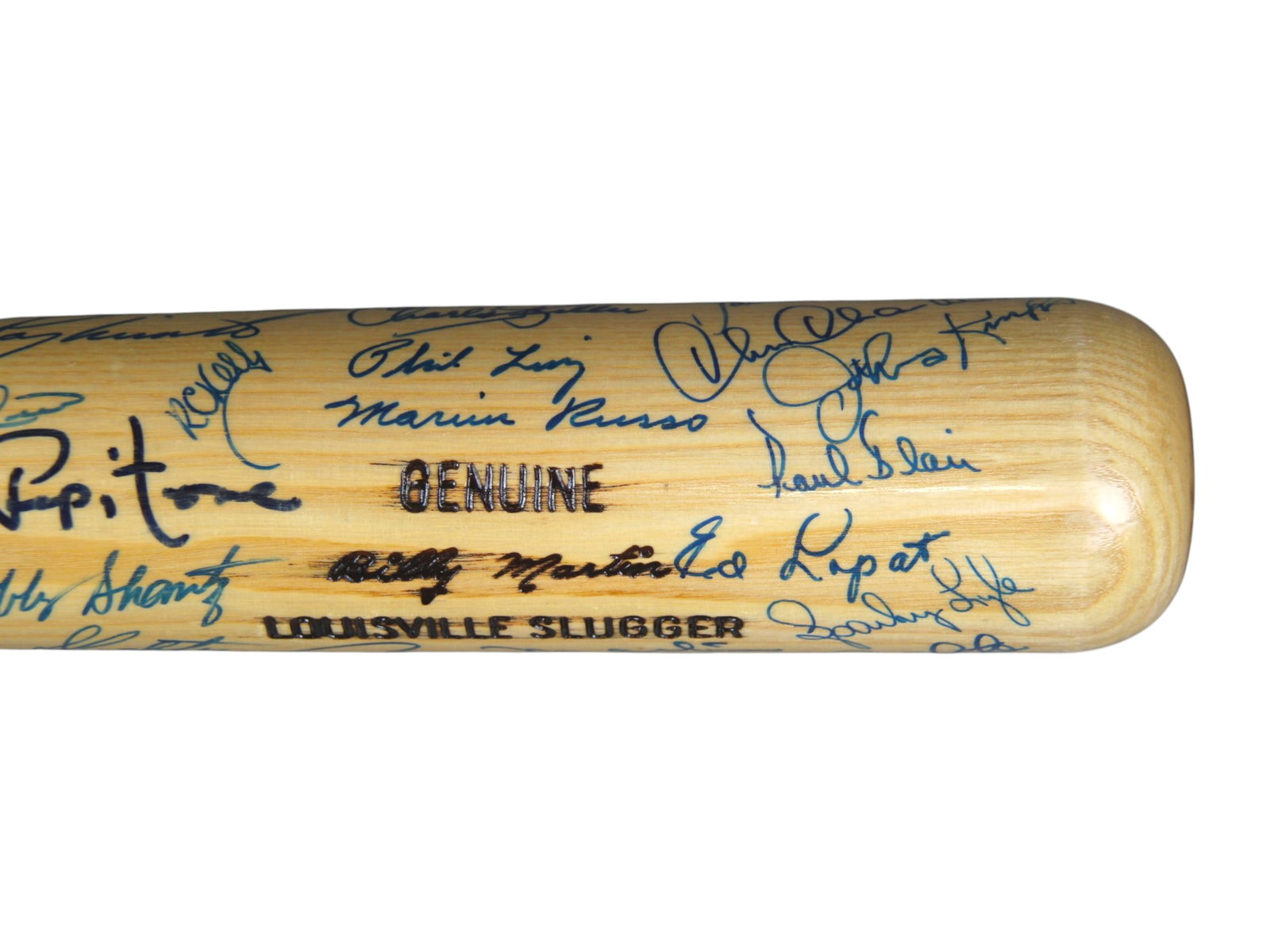 (2) Signed Bats, including Yankees Team Signed Bat - 2
